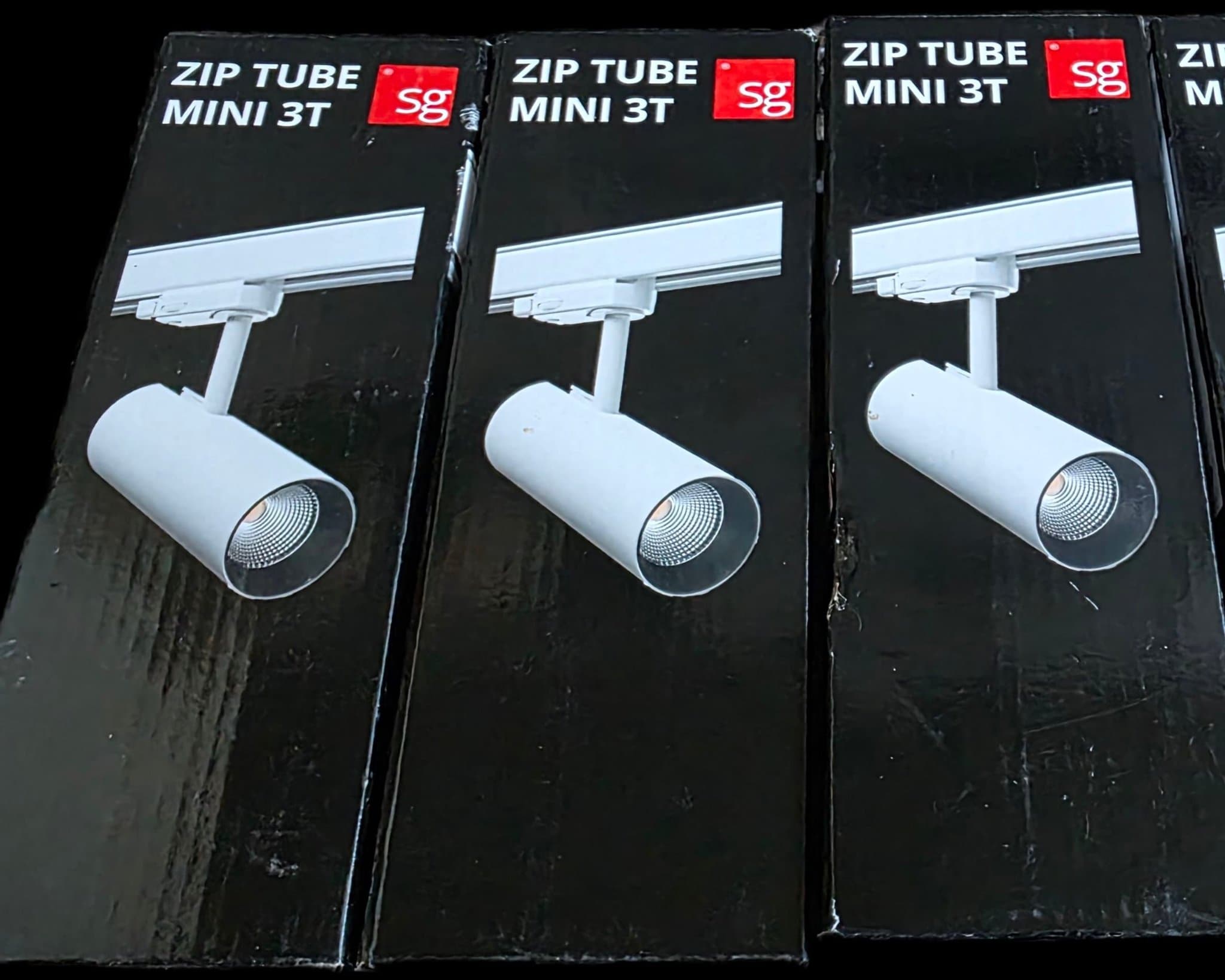 3 st SG Zip Tube Mini 3T LED-spotlights