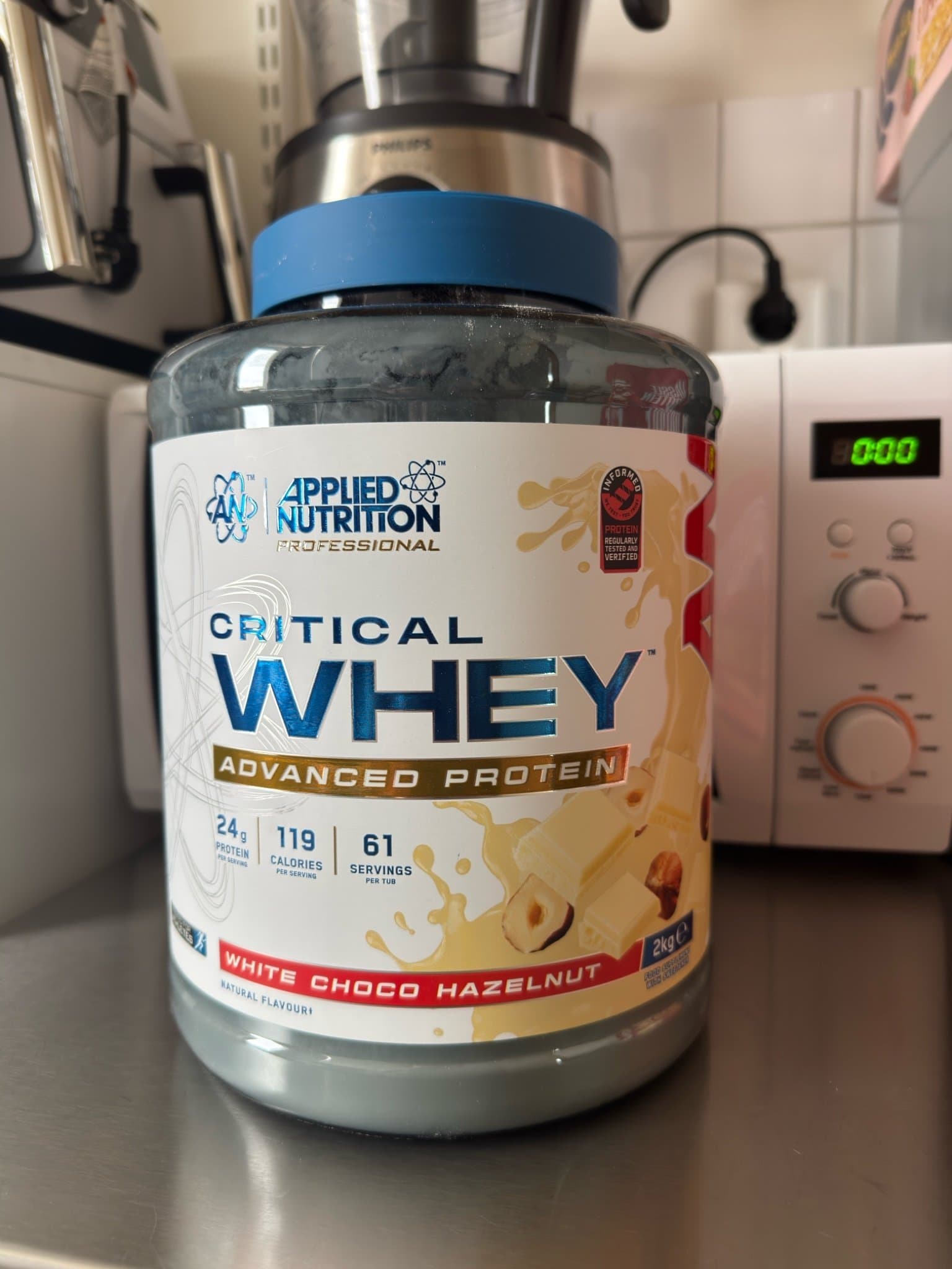 Applied Nutrition Critical Whey Protein, White Choco Hazelnut, 2kg
