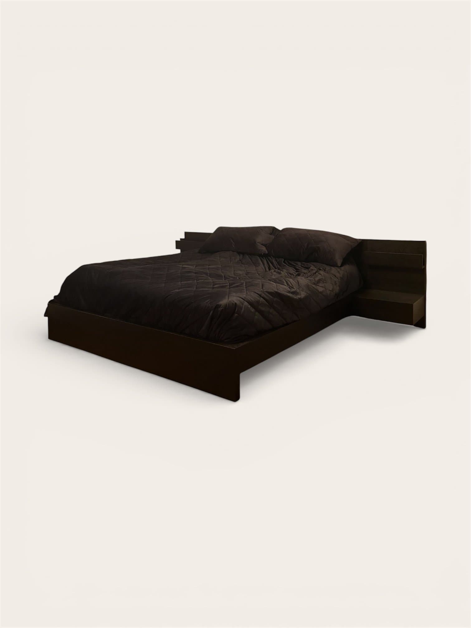 Komplett IKEA Malm (180 cm) – Unik Gavel med Förvaring & Lyxmadrasser