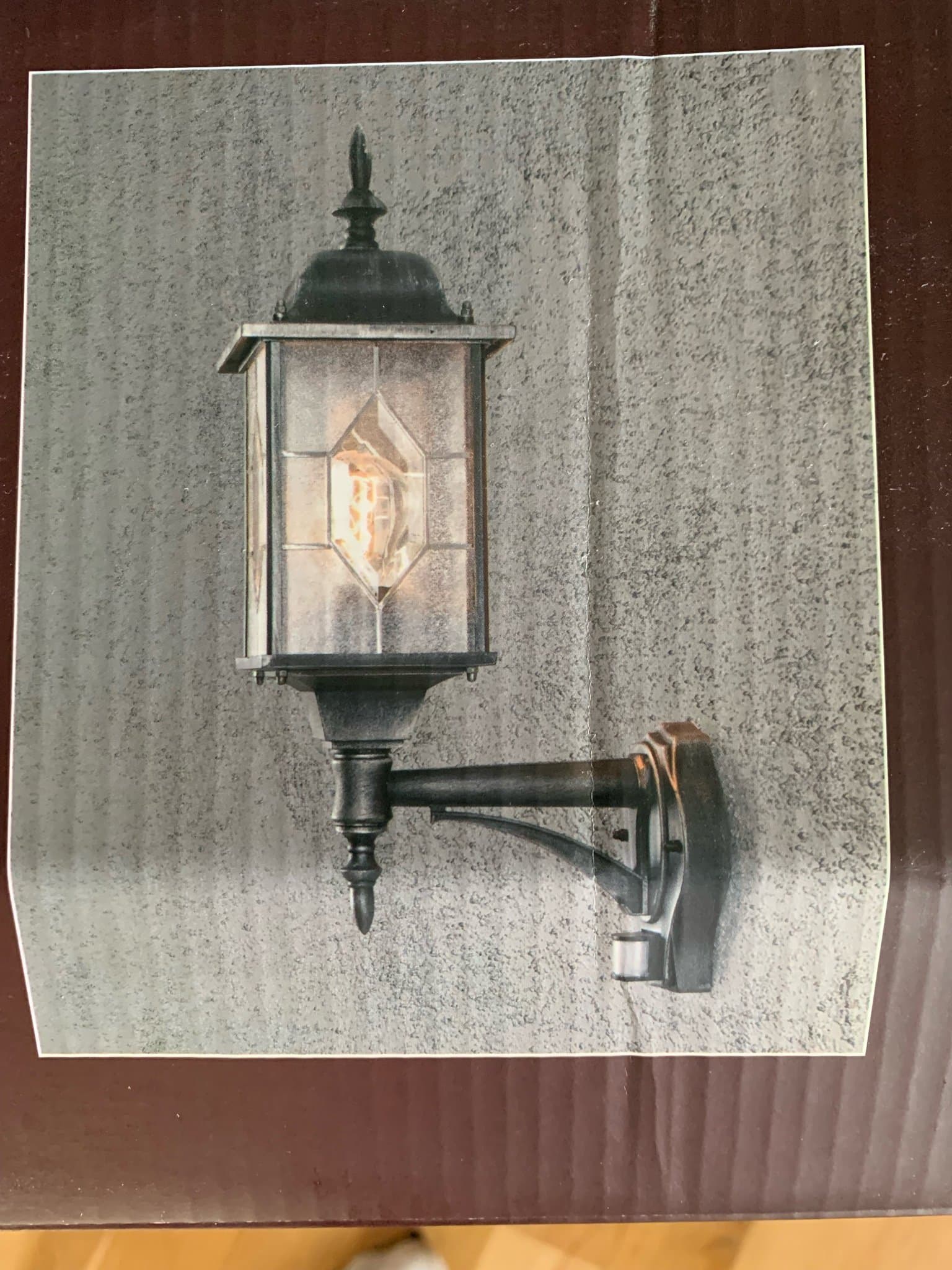 Konstsmide Milano Vägglampa med Sensor