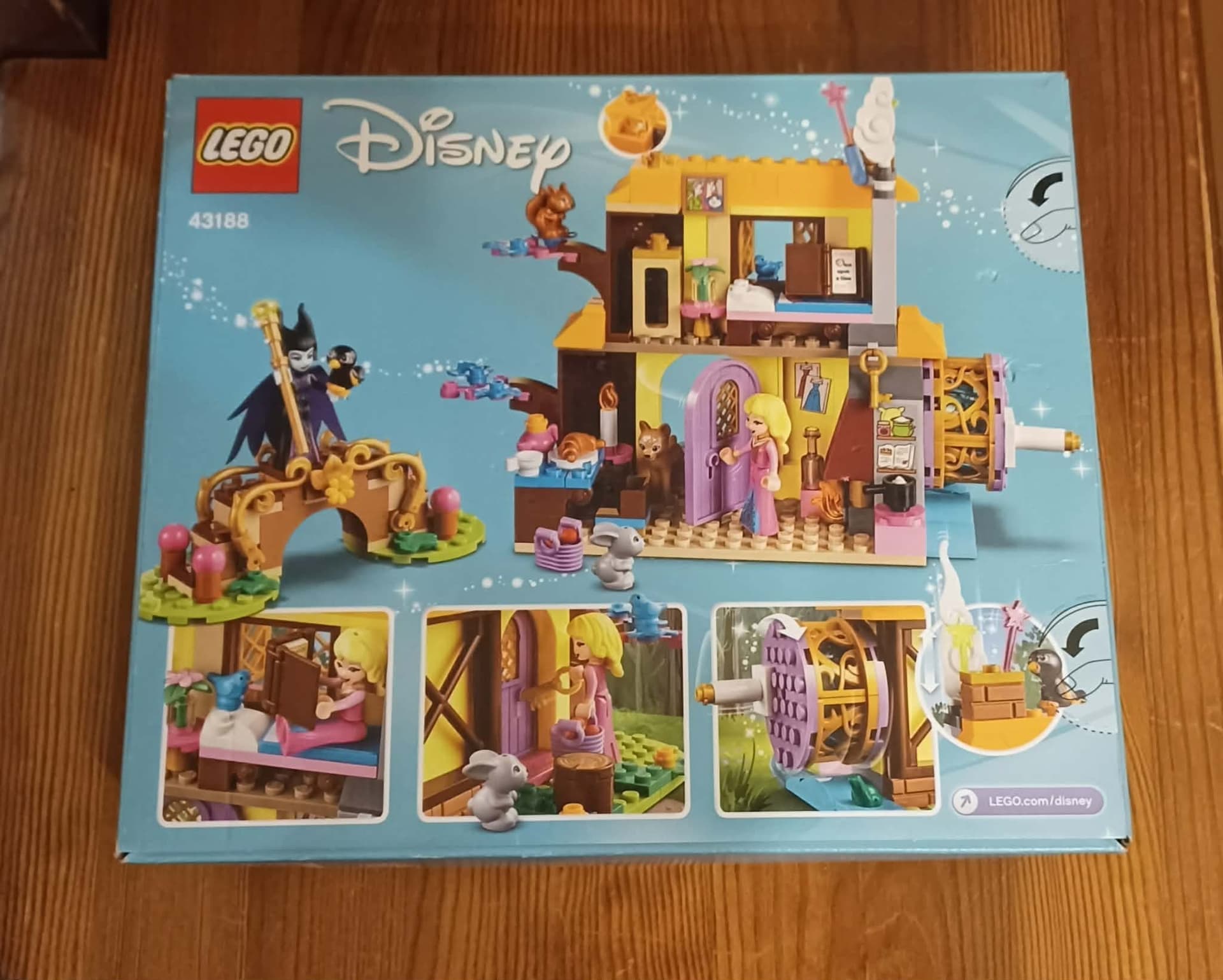 LEGO Disney Princess 43188 Auroras skogshus, helt ny, oöppnad