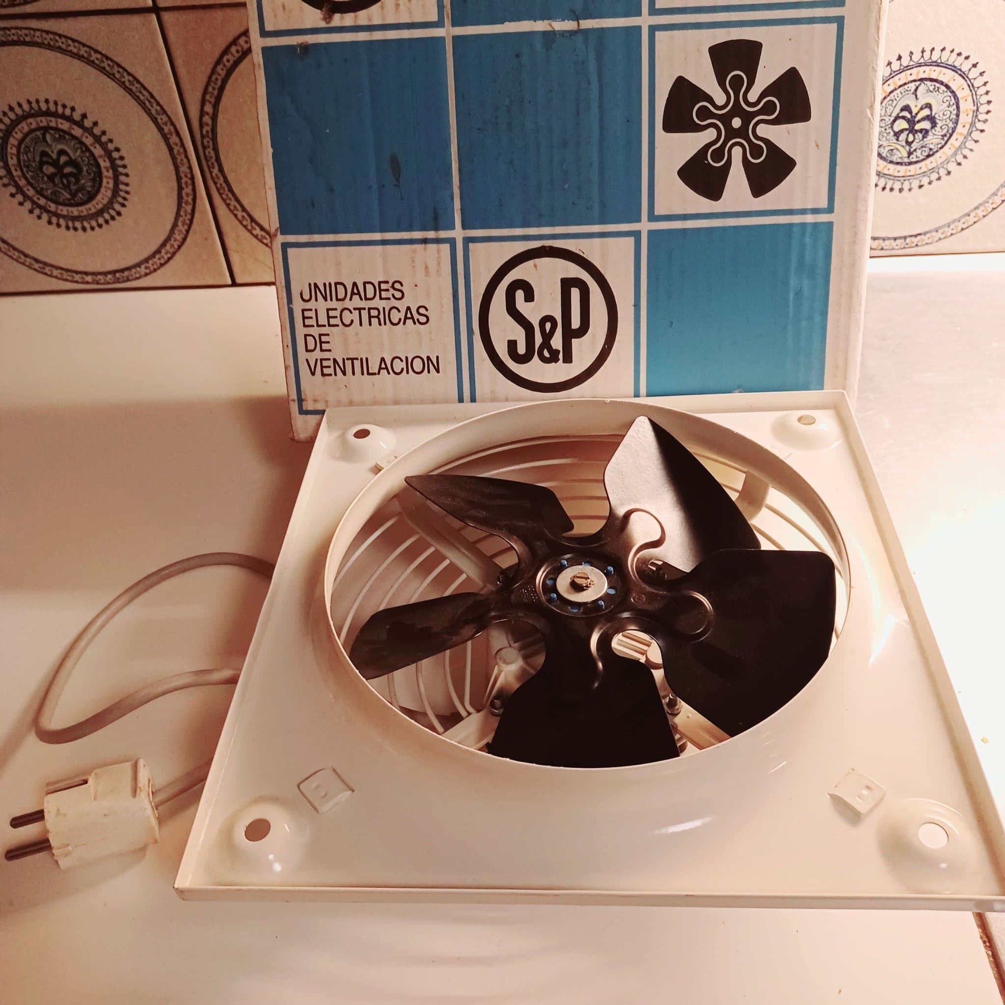 S&P HXM-200 Fläkt Oanvänd spiralfläkt