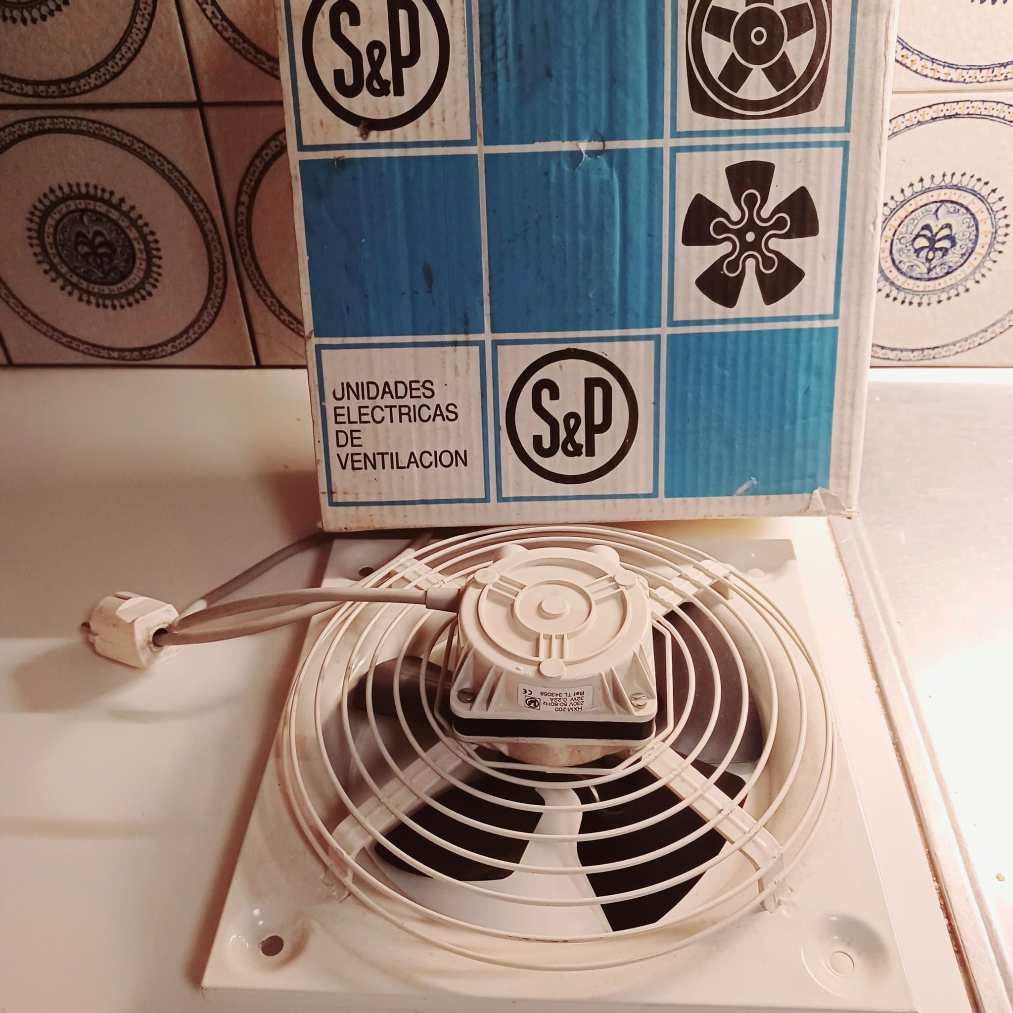 S&P HXM-200 Fläkt Oanvänd spiralfläkt