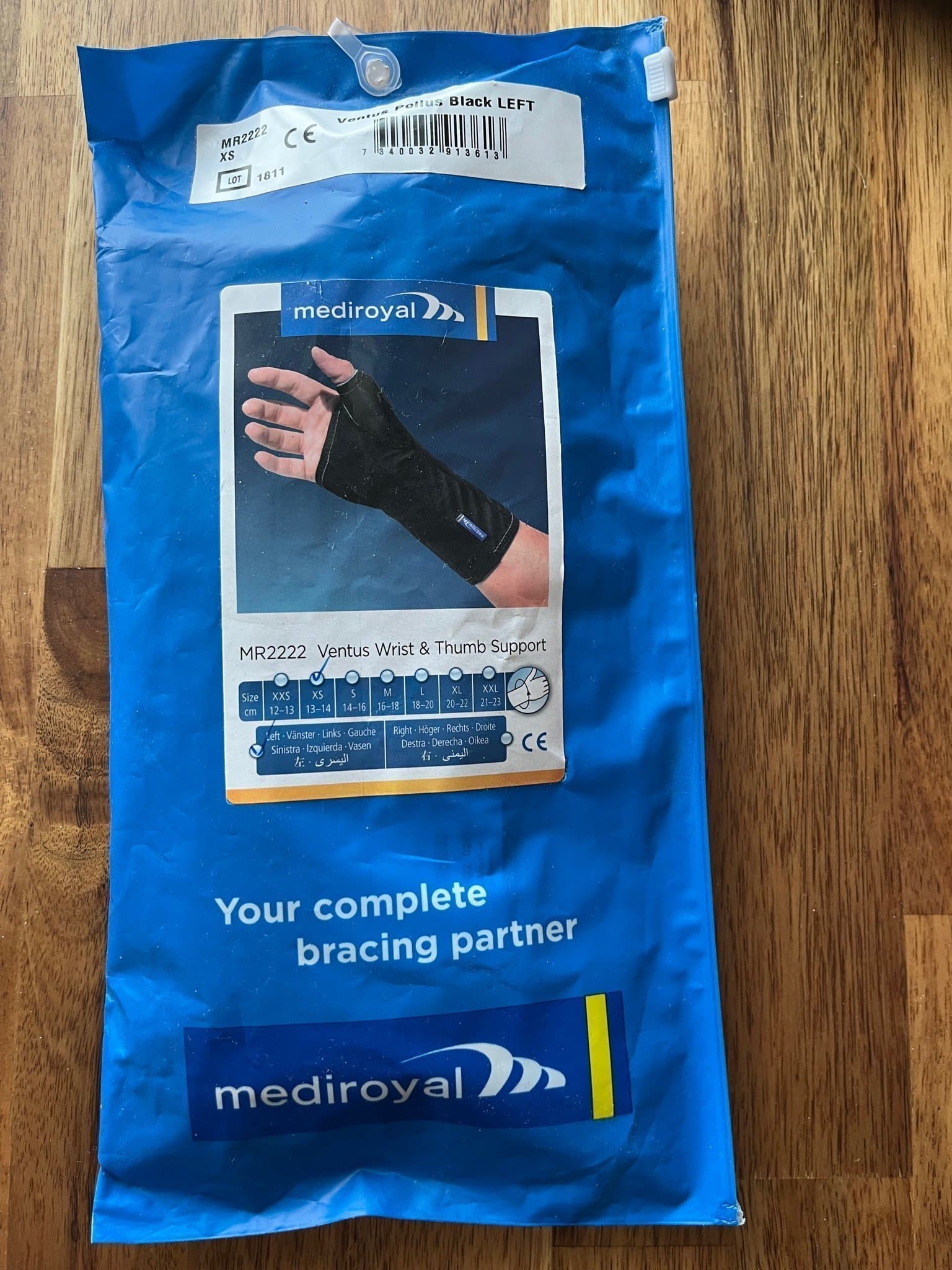 Handledsstöd Ventus vid smärta och instabilitet