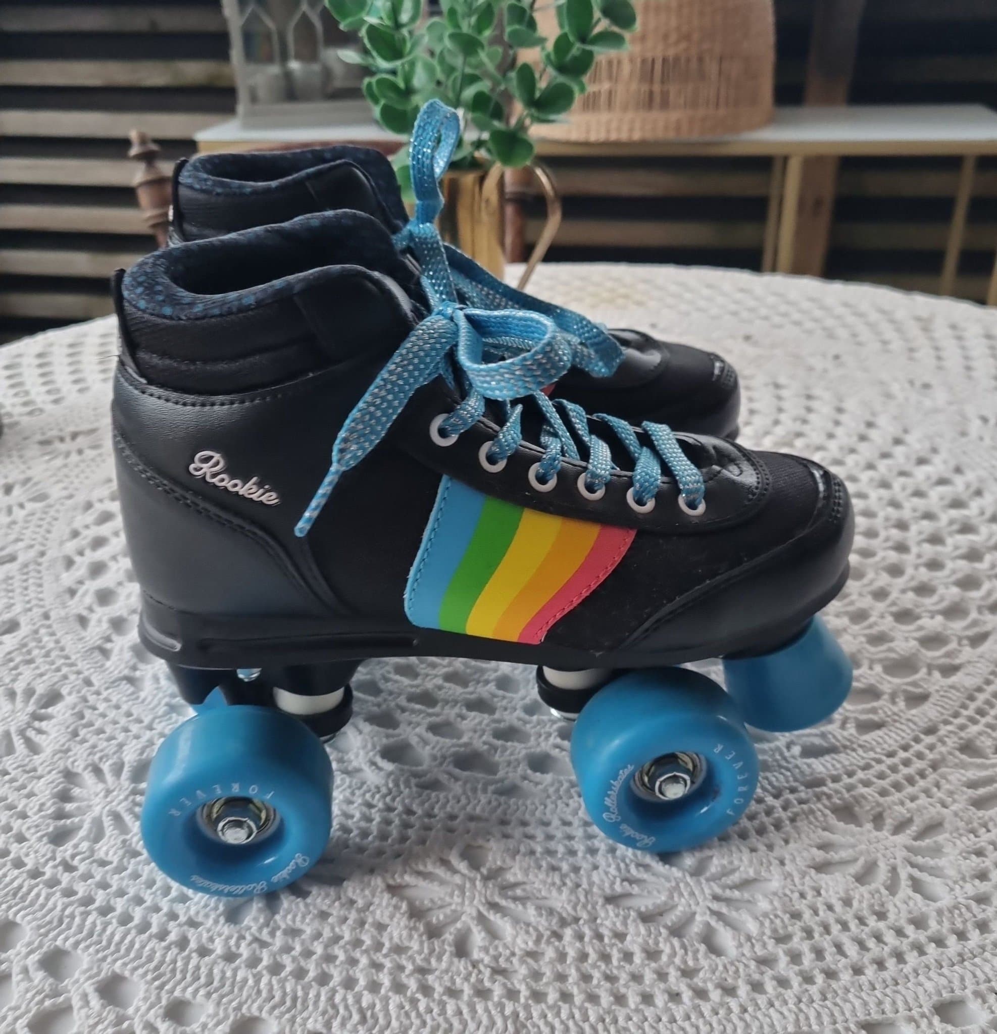 Rullskridskor Rookie Forever Rainbow, storlek 34