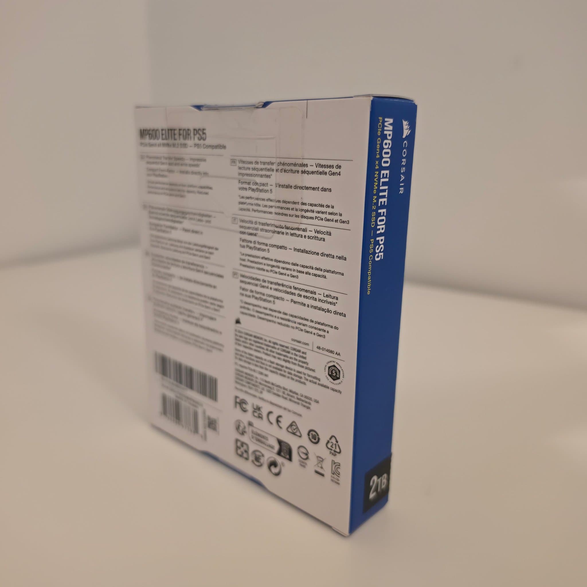 Maxa ditt utrymme! 2TB Corsair MP600 ELITE för PS5 | Toppskick | KVITTO FINNS