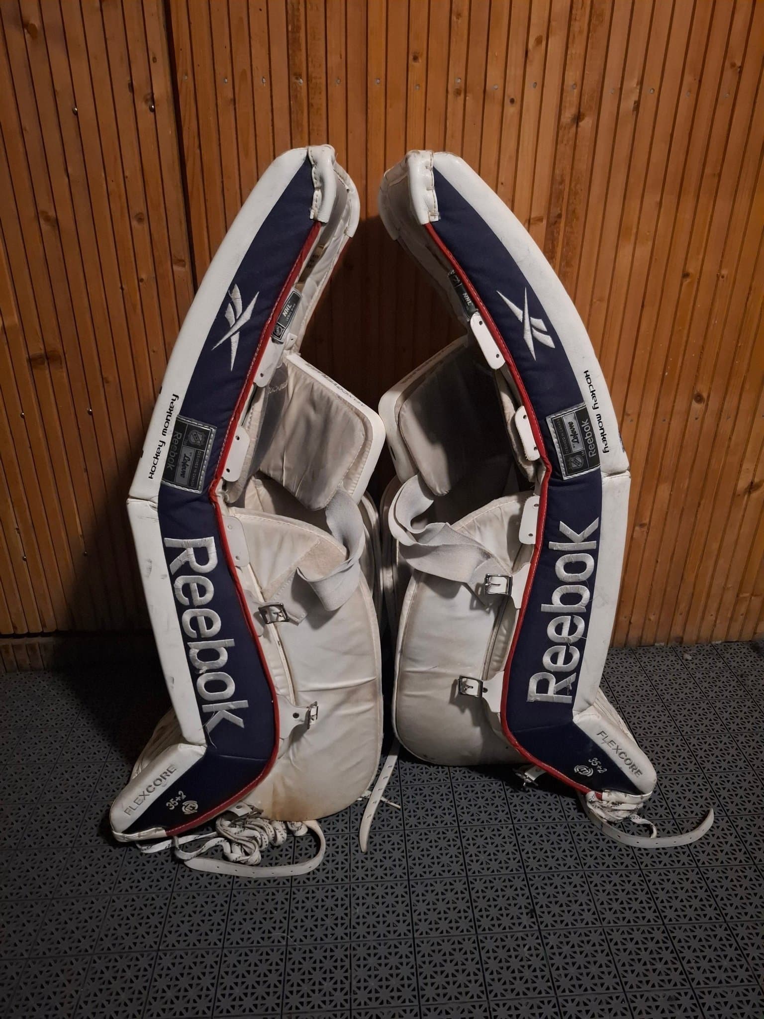 Målvaktsbenskydd Reebok Flexcore 35+2