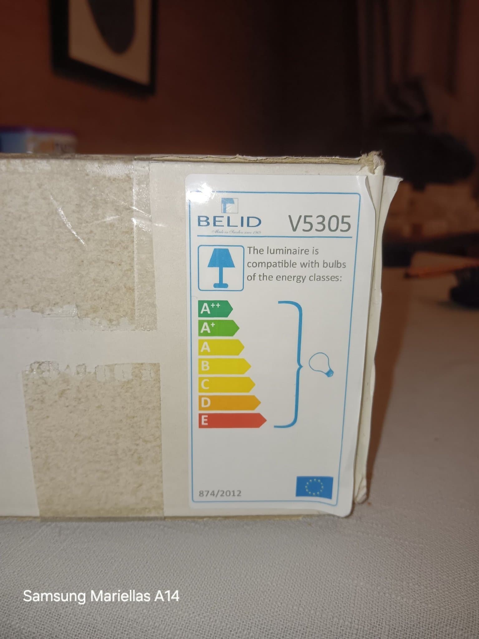 Vägglampa Belide från Stalands