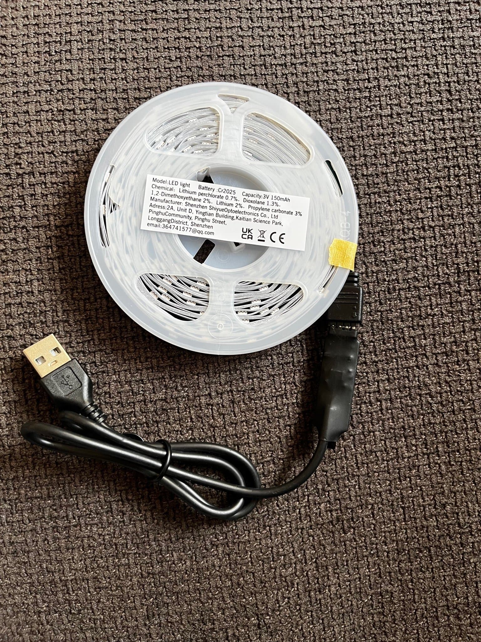 LED-slinga med fjärrkontroll