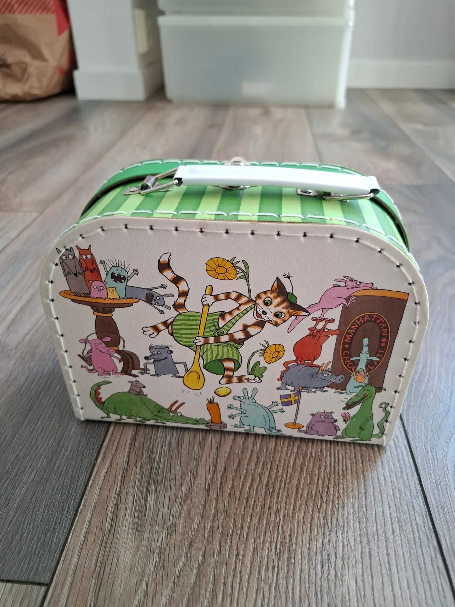 Pettson & Findus Resväska Grön