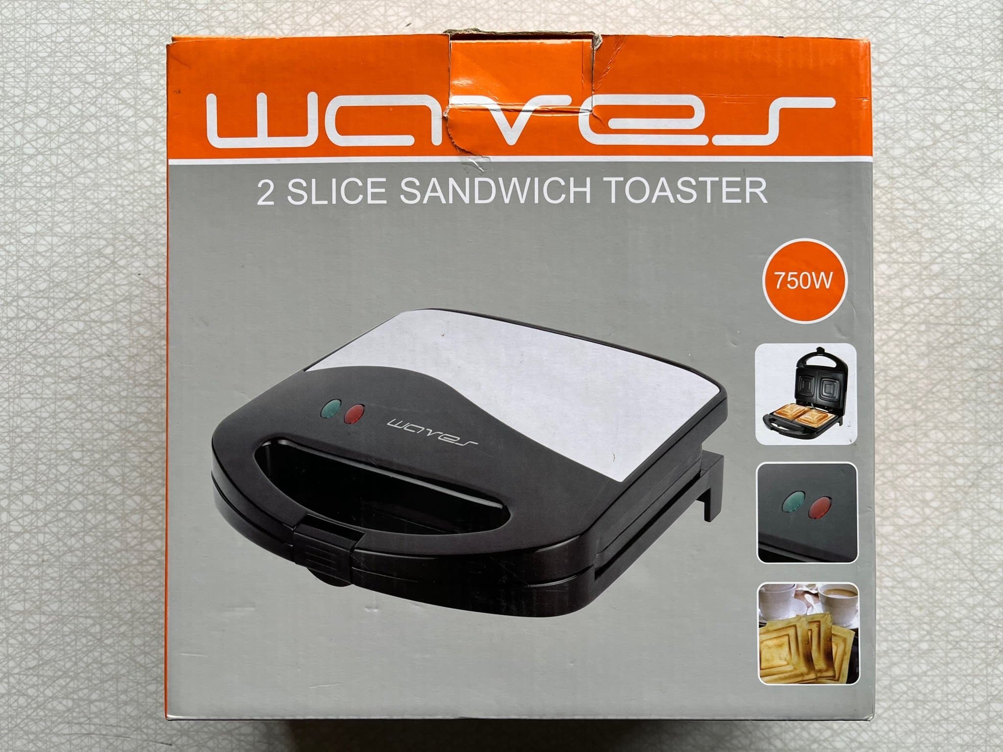 Smörgåsgrill Sandwich toaster 2 skivor