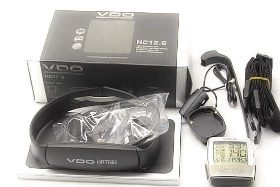 VDO Matrix HC 12.6 Cykeldator med Pulsmätare