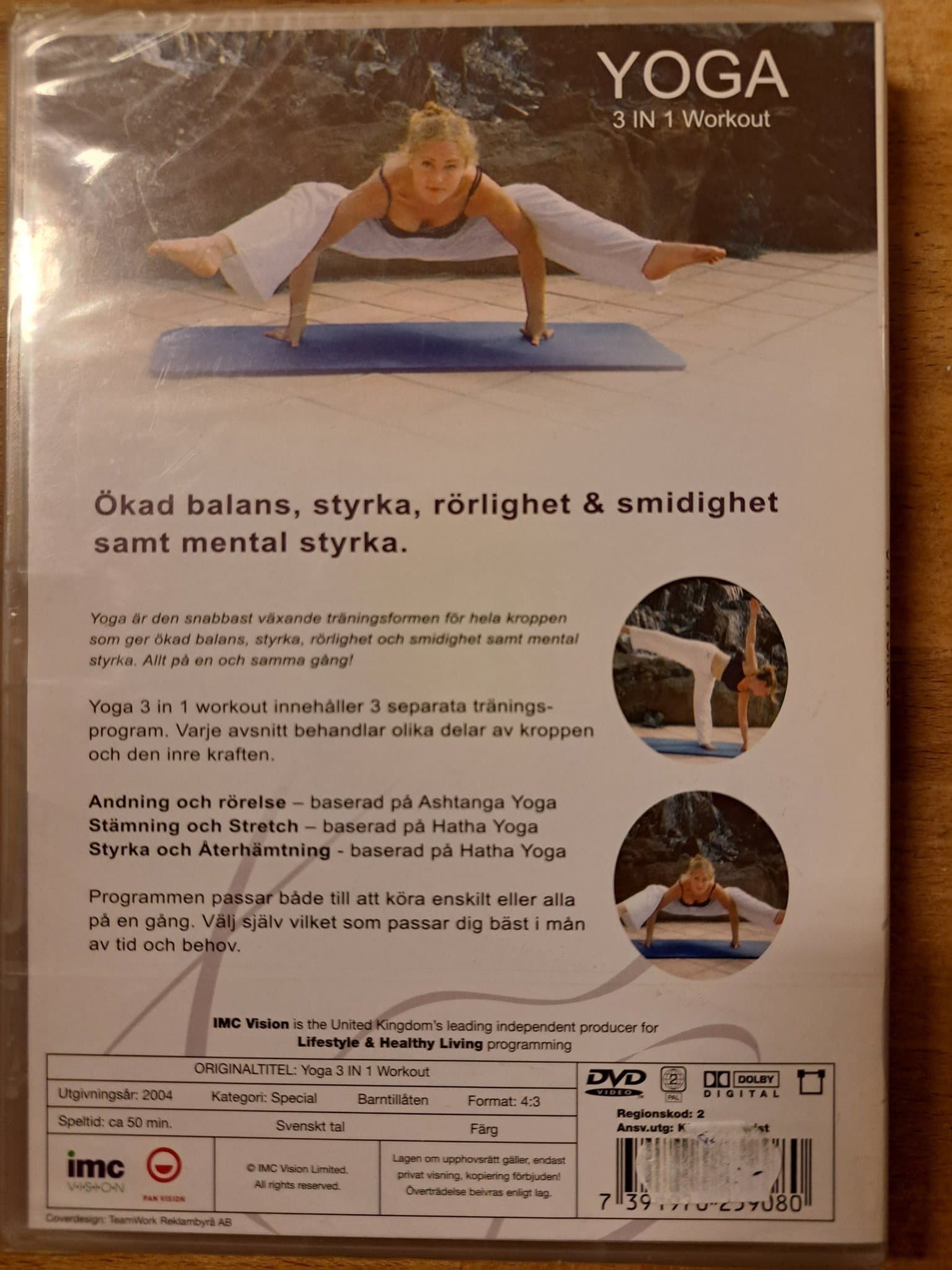 Yoga 3 in 1 Workout DVD