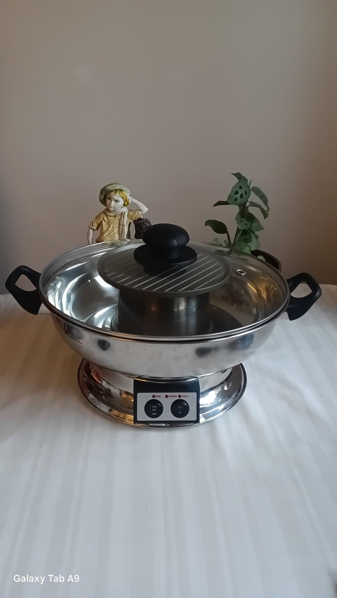 Elektrisk Hot Pot med BBQ Grill, 4.0L