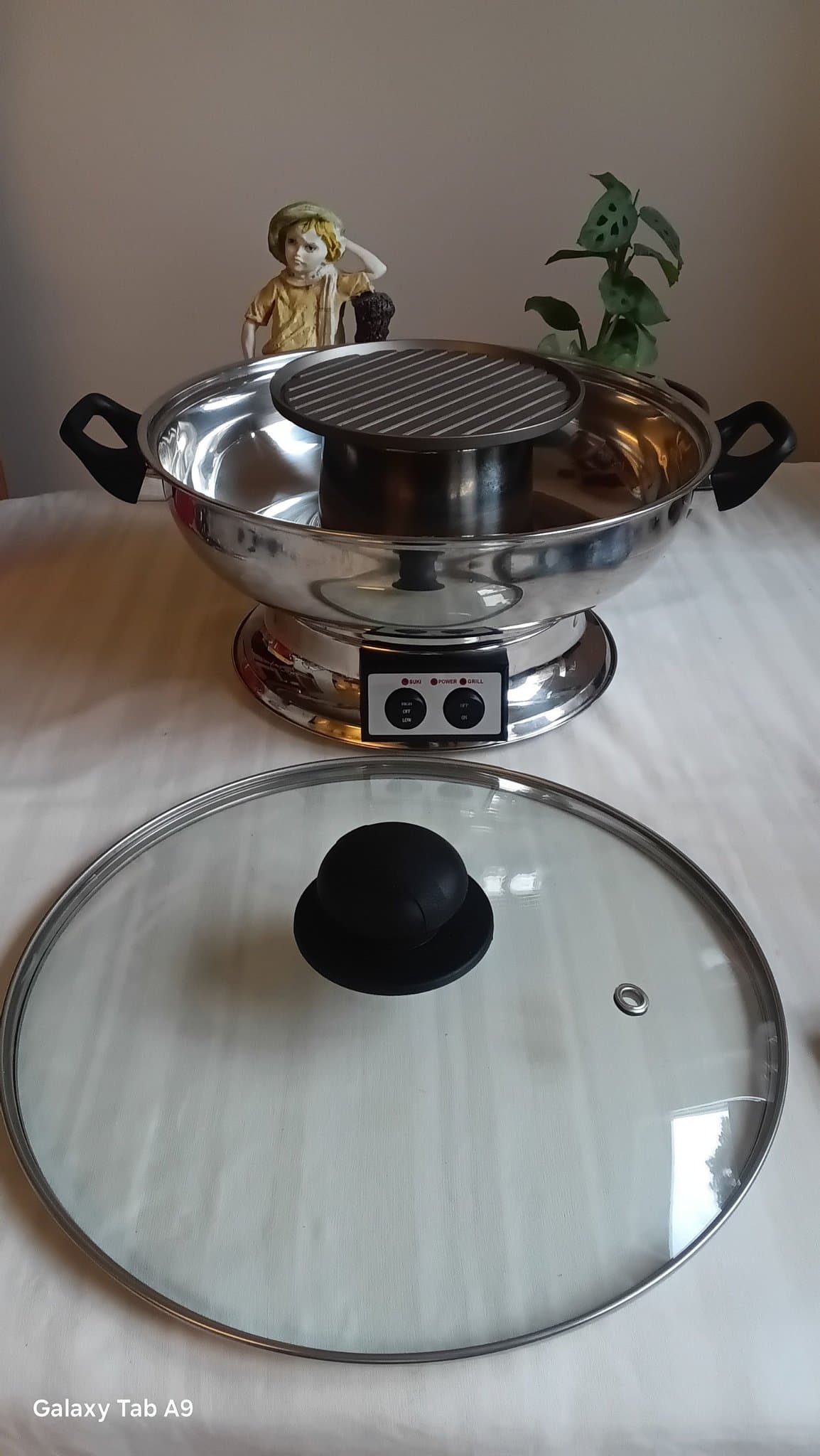 Elektrisk Hot Pot med BBQ Grill, 4.0L