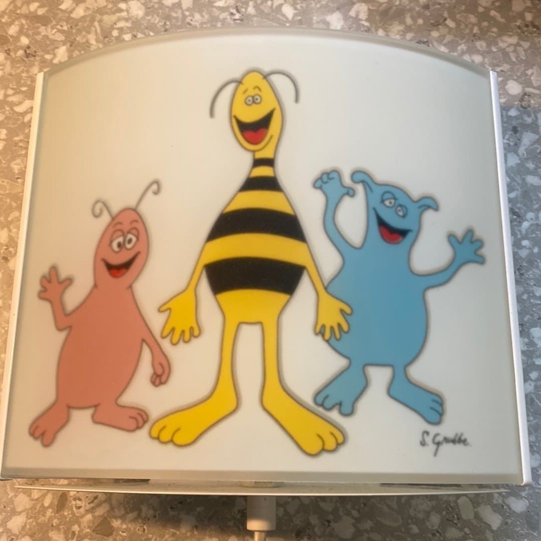 Vägglampa till barnrum-Motiv från Babblarna -BELID