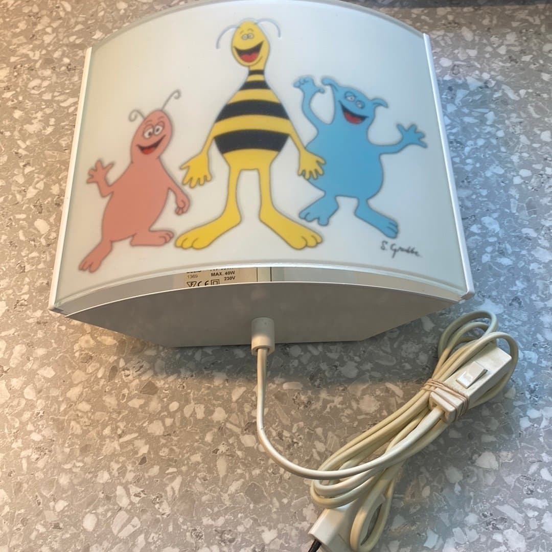Vägglampa till barnrum-Motiv från Babblarna -BELID