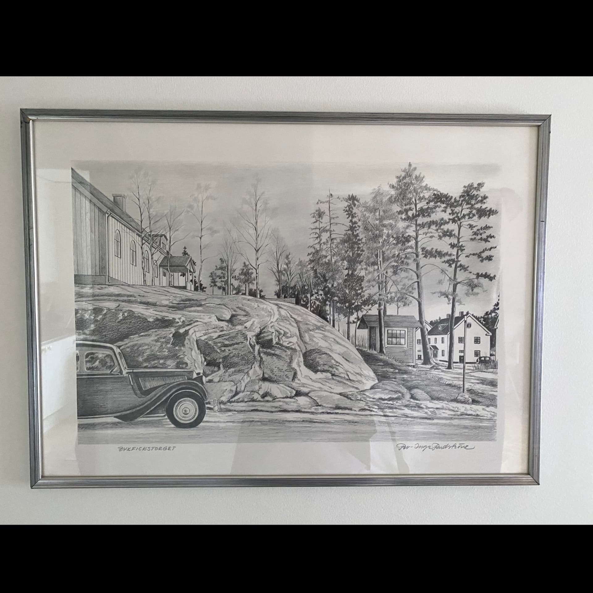 Tavla Byxtorget, Skoghall Värmland