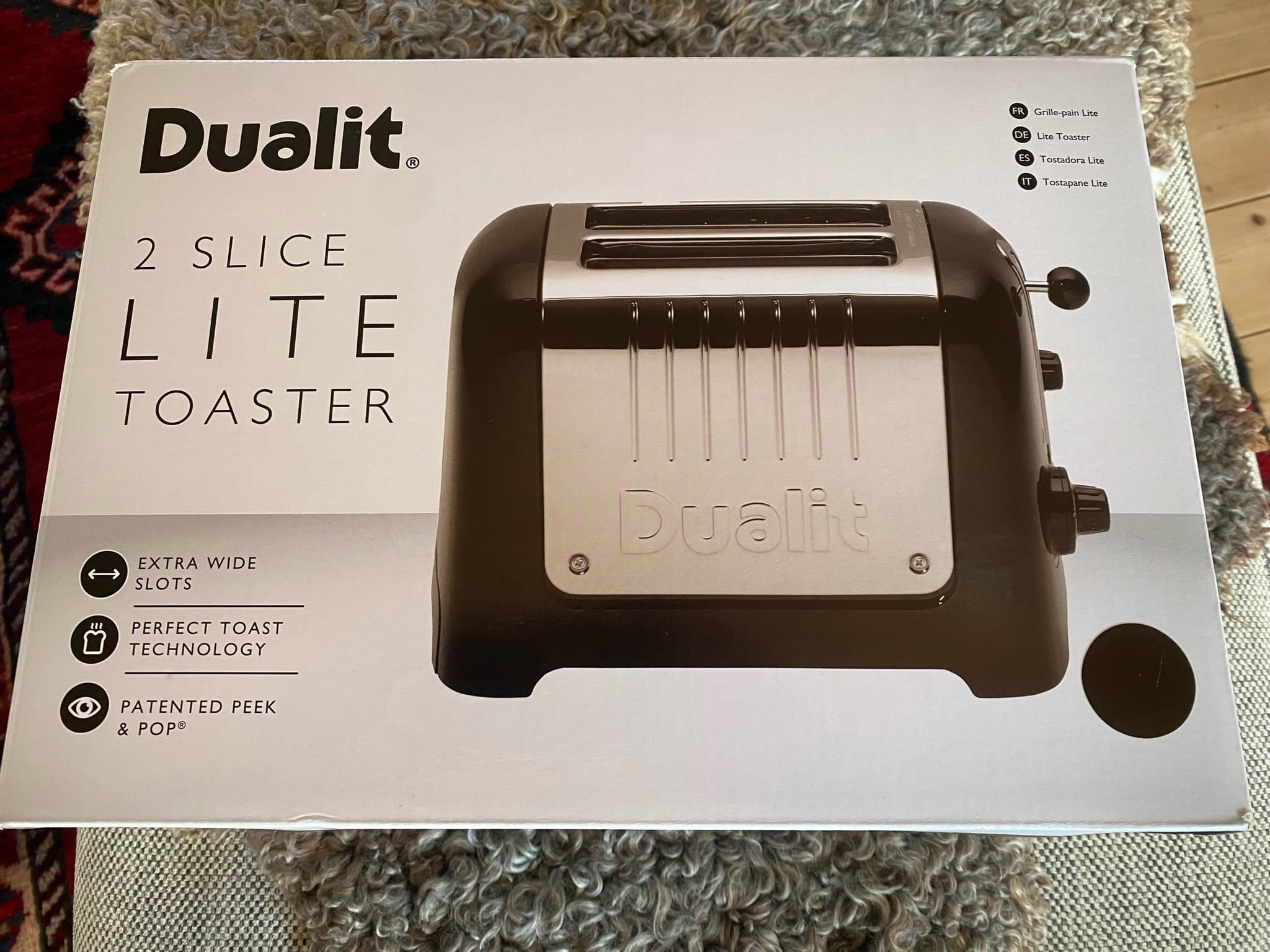 Dualit 2 Slice Lite Brödrost svart