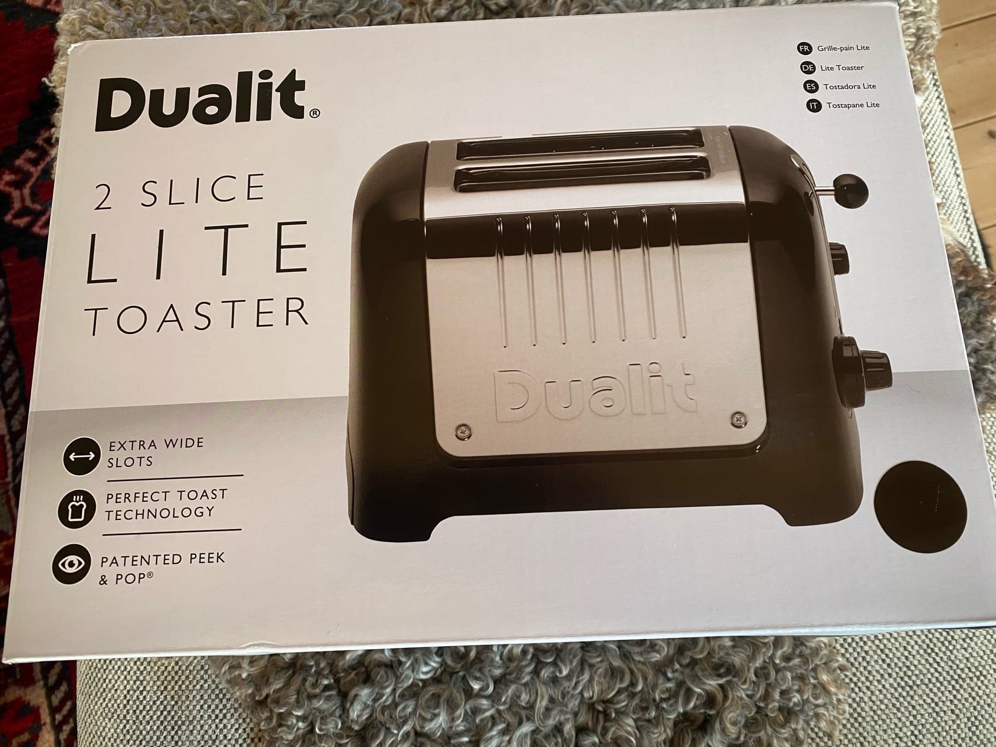Dualit 2 Slice Lite Brödrost svart