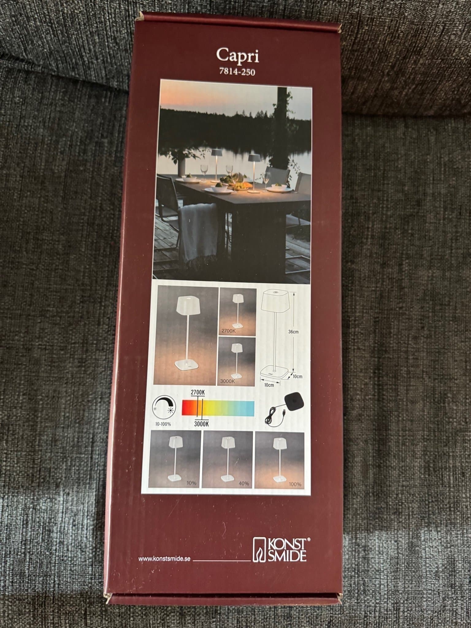 Konstsmide Capri Bordslampa