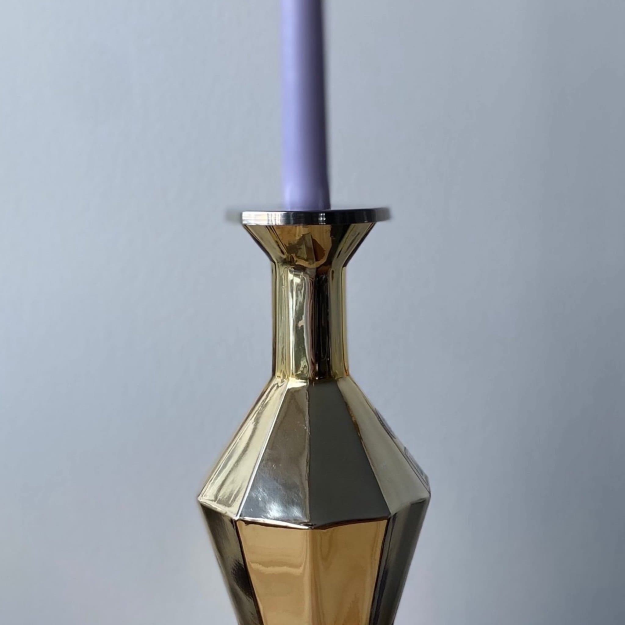 IKEA Ljusstake Bortglömd Design Inredning Guld