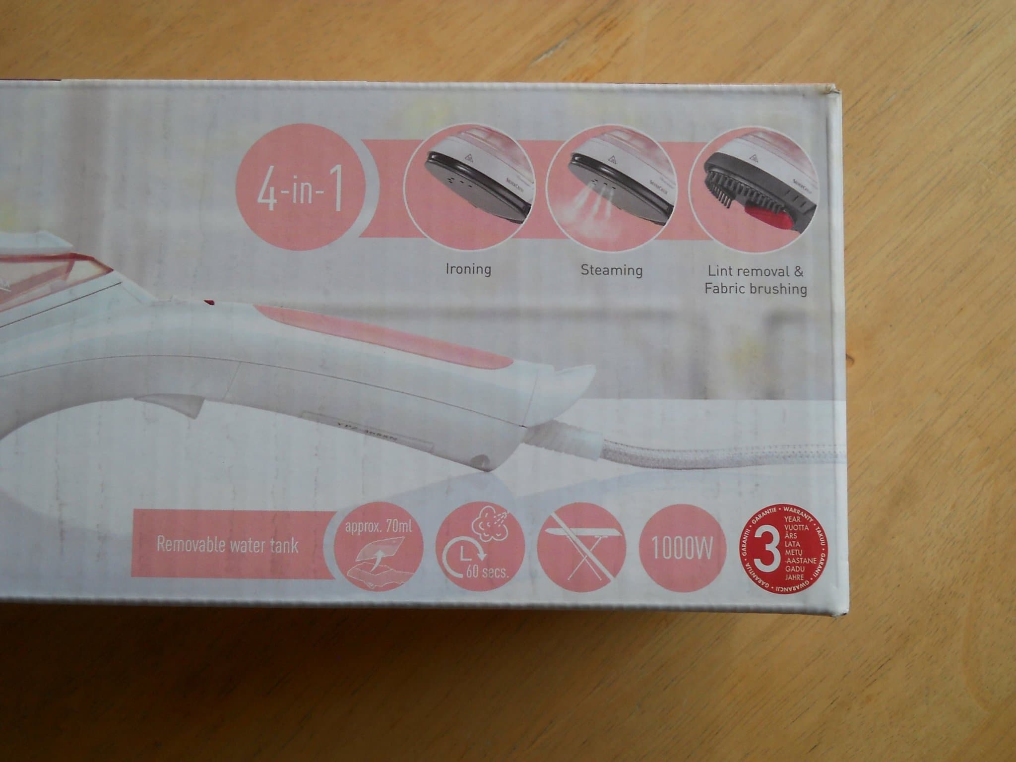 Steamer Steam Brush 4 in 1. Ångborste SilverCrest OANVÄND