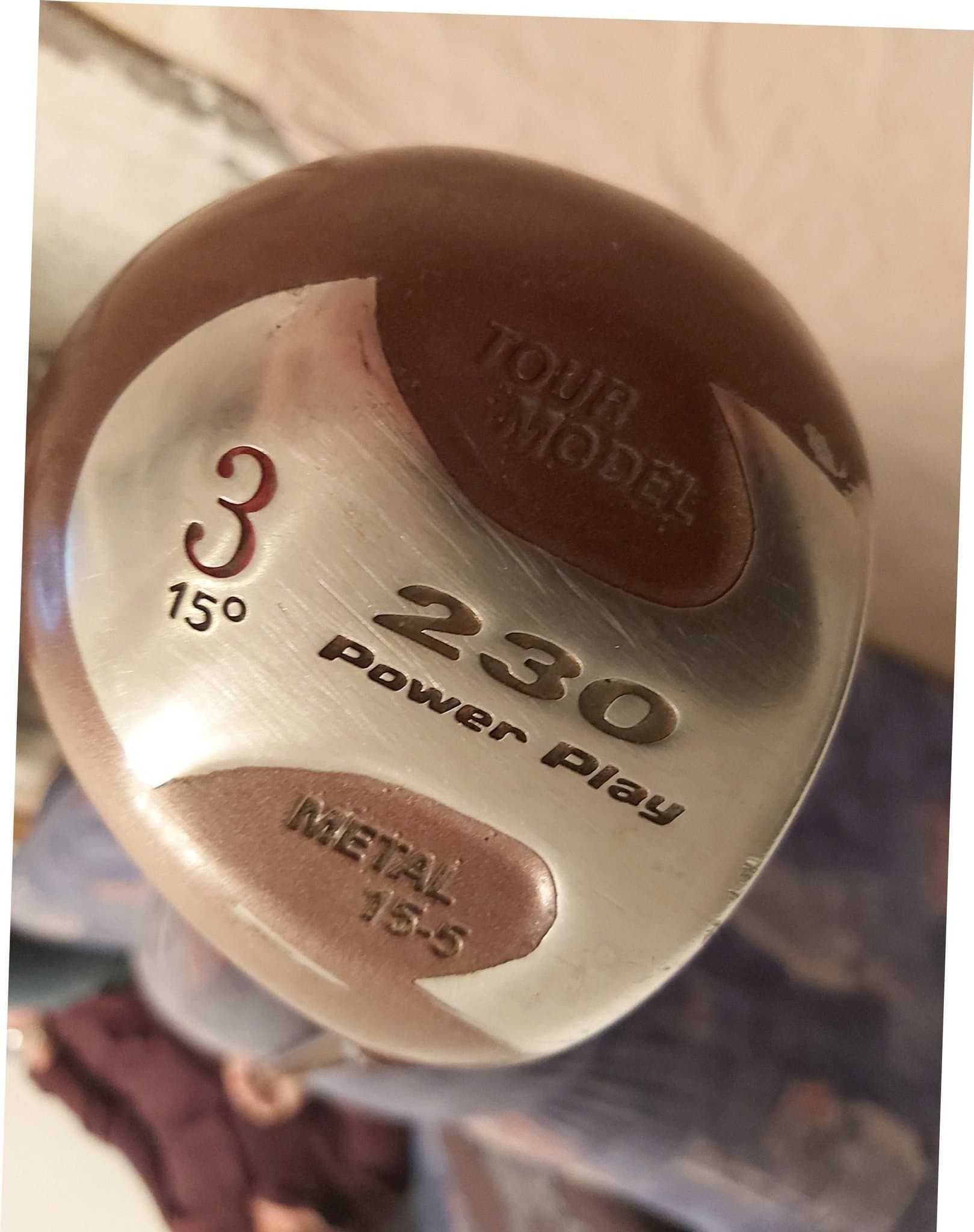 Golfklubba Tour Model Power Play 230 Metal 15-5 3 15°