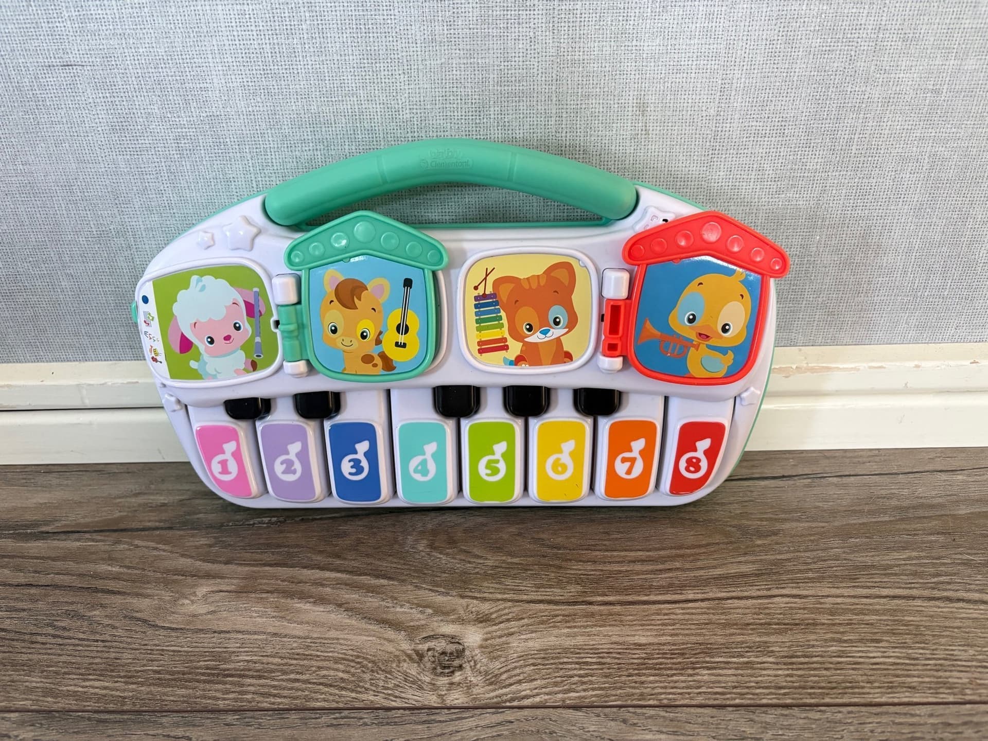 Baby Clementoni Interaktiv Piano med Djurmotiv