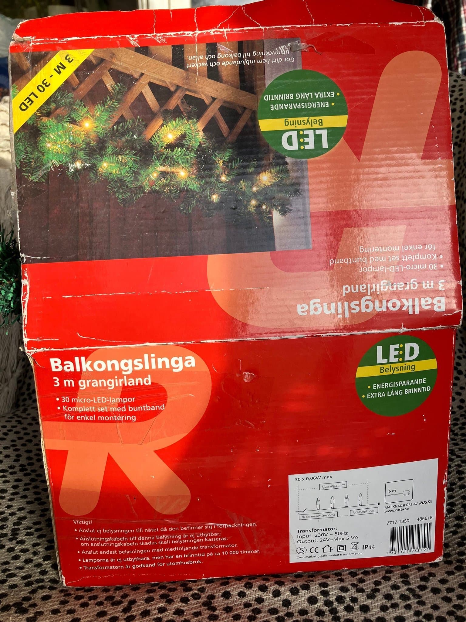 Balkongslinga 3M LED