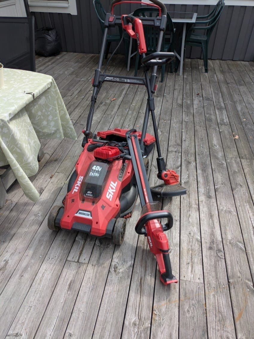 SKIL 40V Gräsklippare, trimmer och häcksax