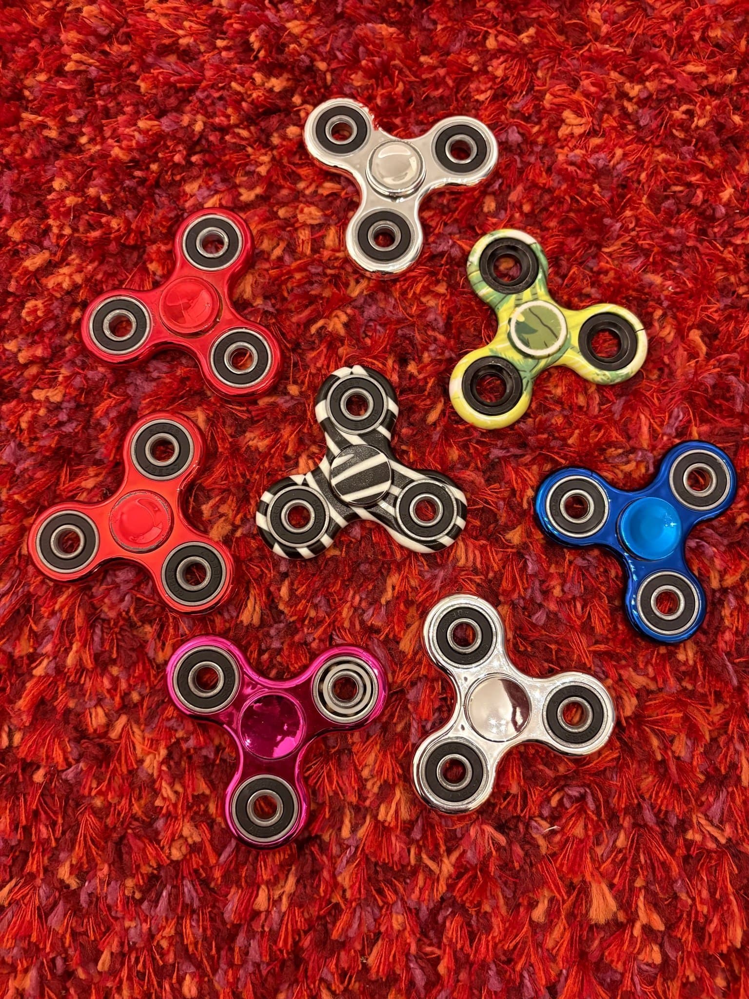 Fidget Spinners, 8 stycken