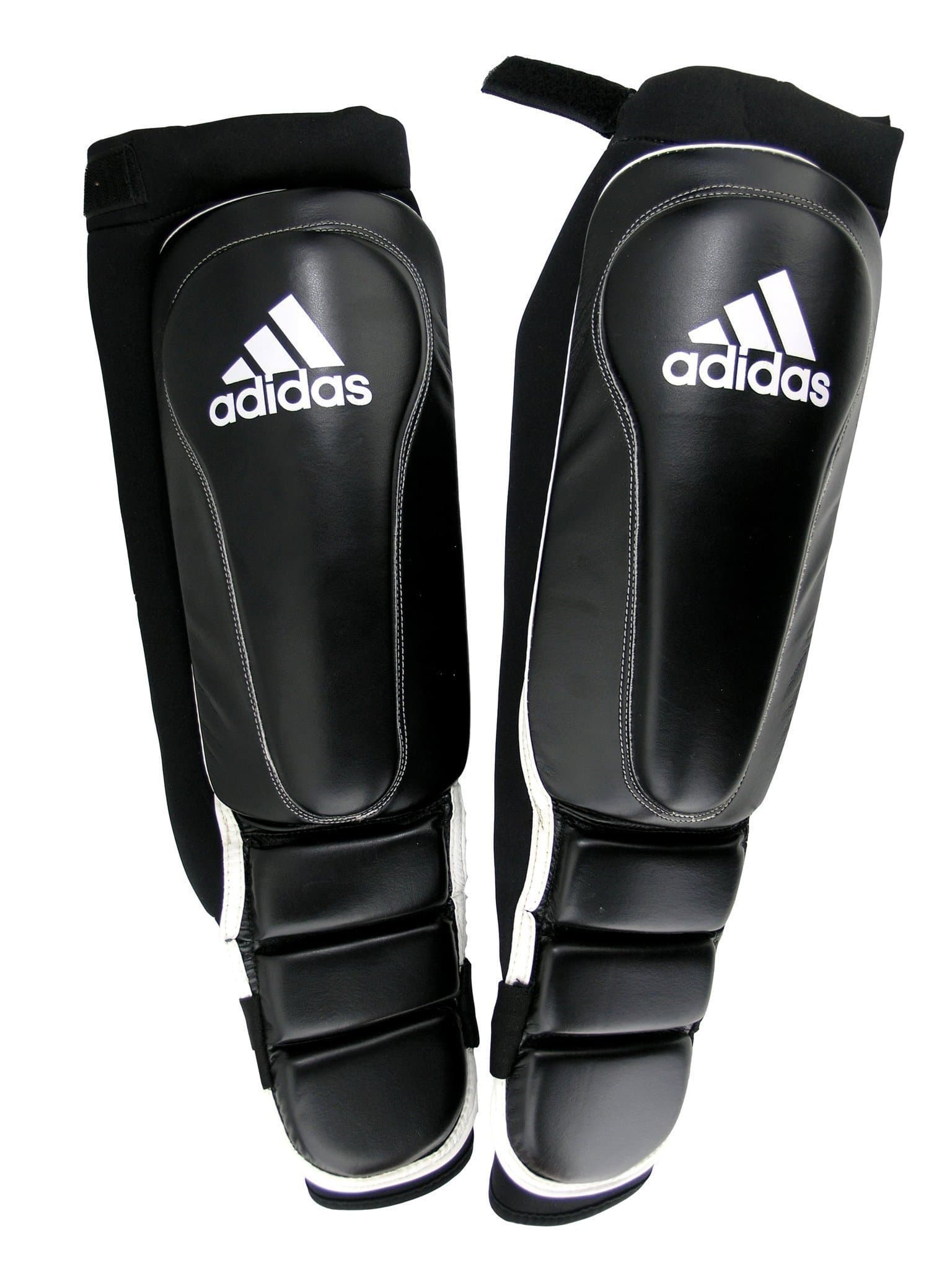 NYA! Ben/vristskydd Adidas Pro strl L Large Svart läder ***SommarREA***