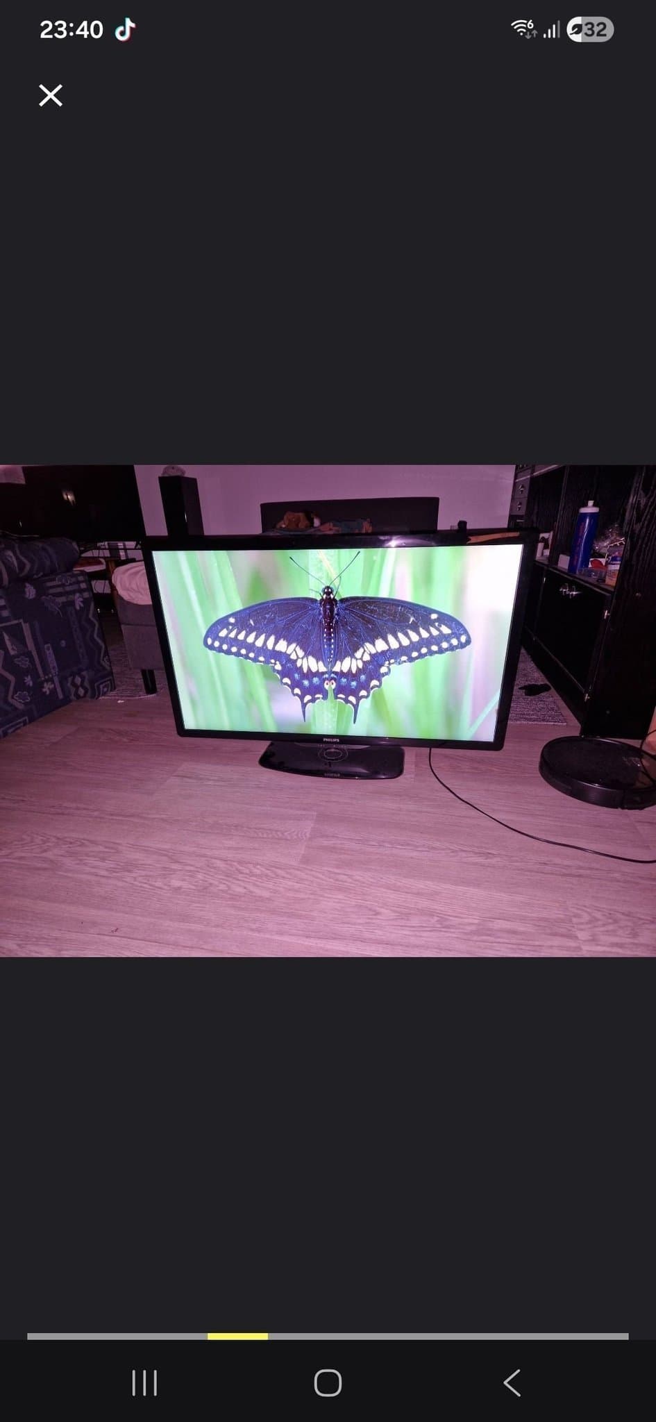 Philips platt tv
