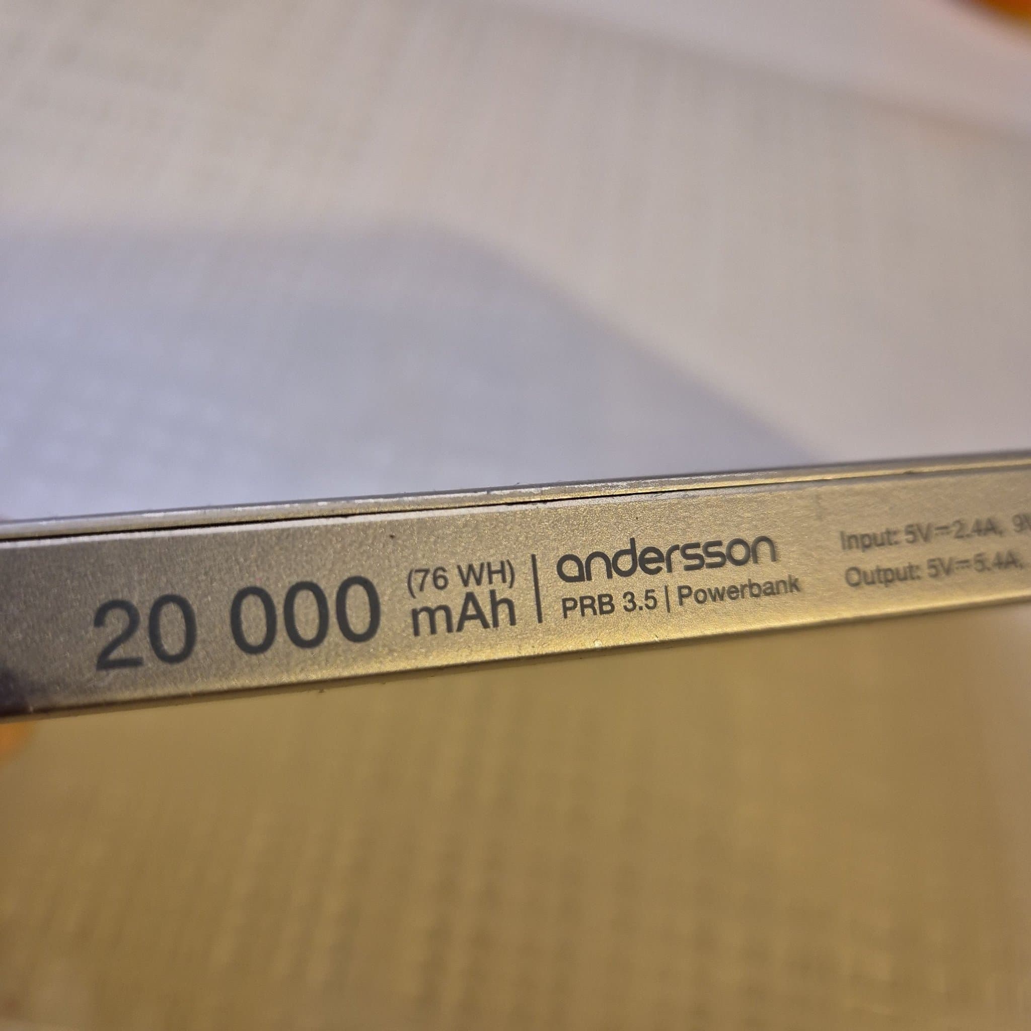 Andersson PRB 3.5 Powerbank 20000 mAh