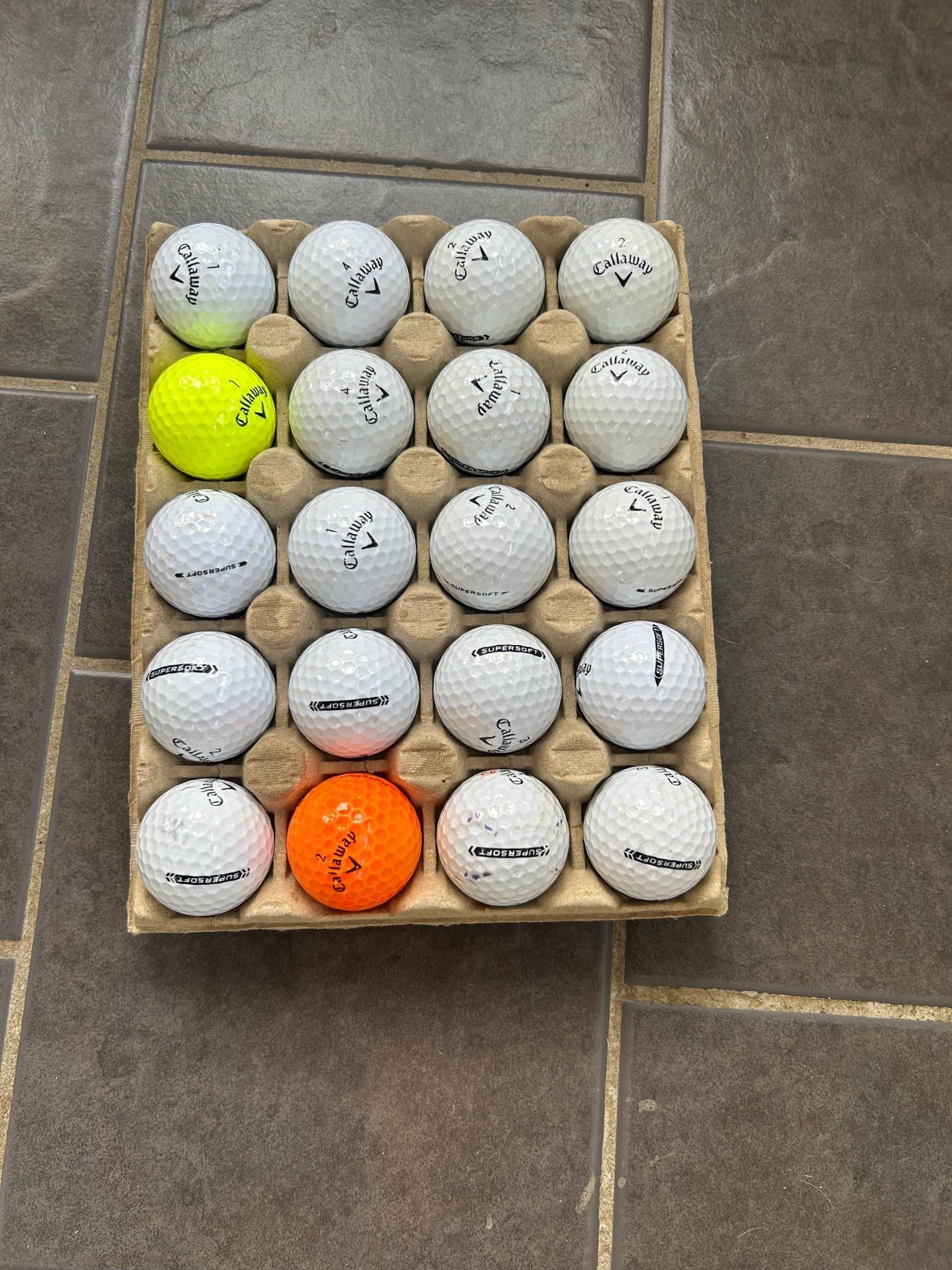 Callaway Golfbollar - 20 Supersoft och 24 Callawaymix