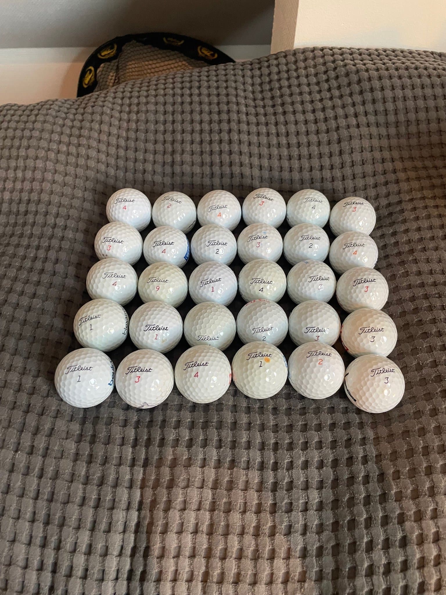 30 Titleist golfbollar
