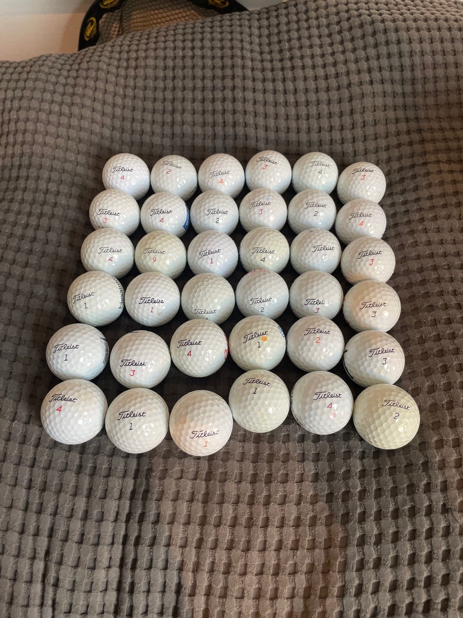 36 Titleist golfbollar