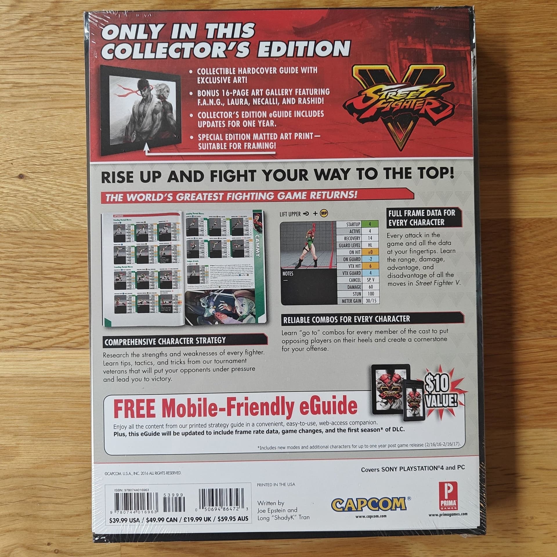 Street Fighter V Collector's Edition Guide av Joe Epstein och Long "ShadyK" Tran