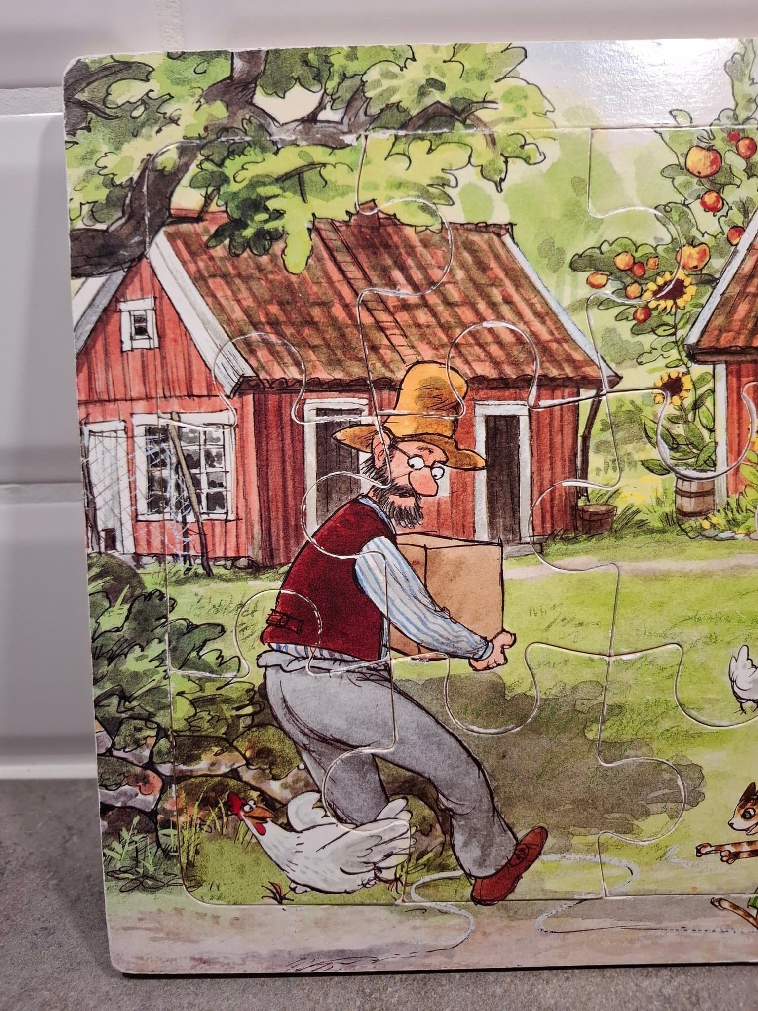Pettson rampussel i trä