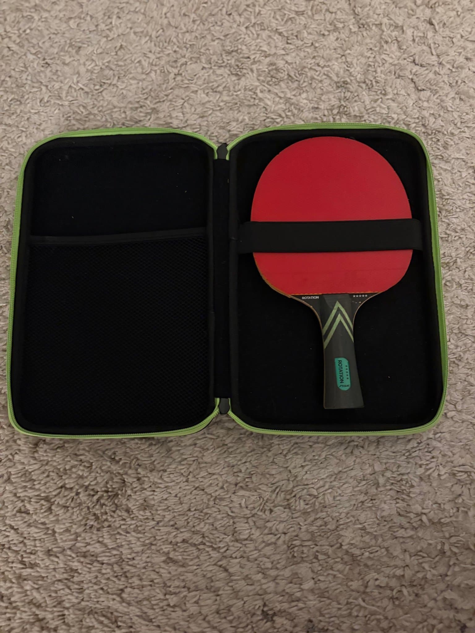 Pingisracket med fodral