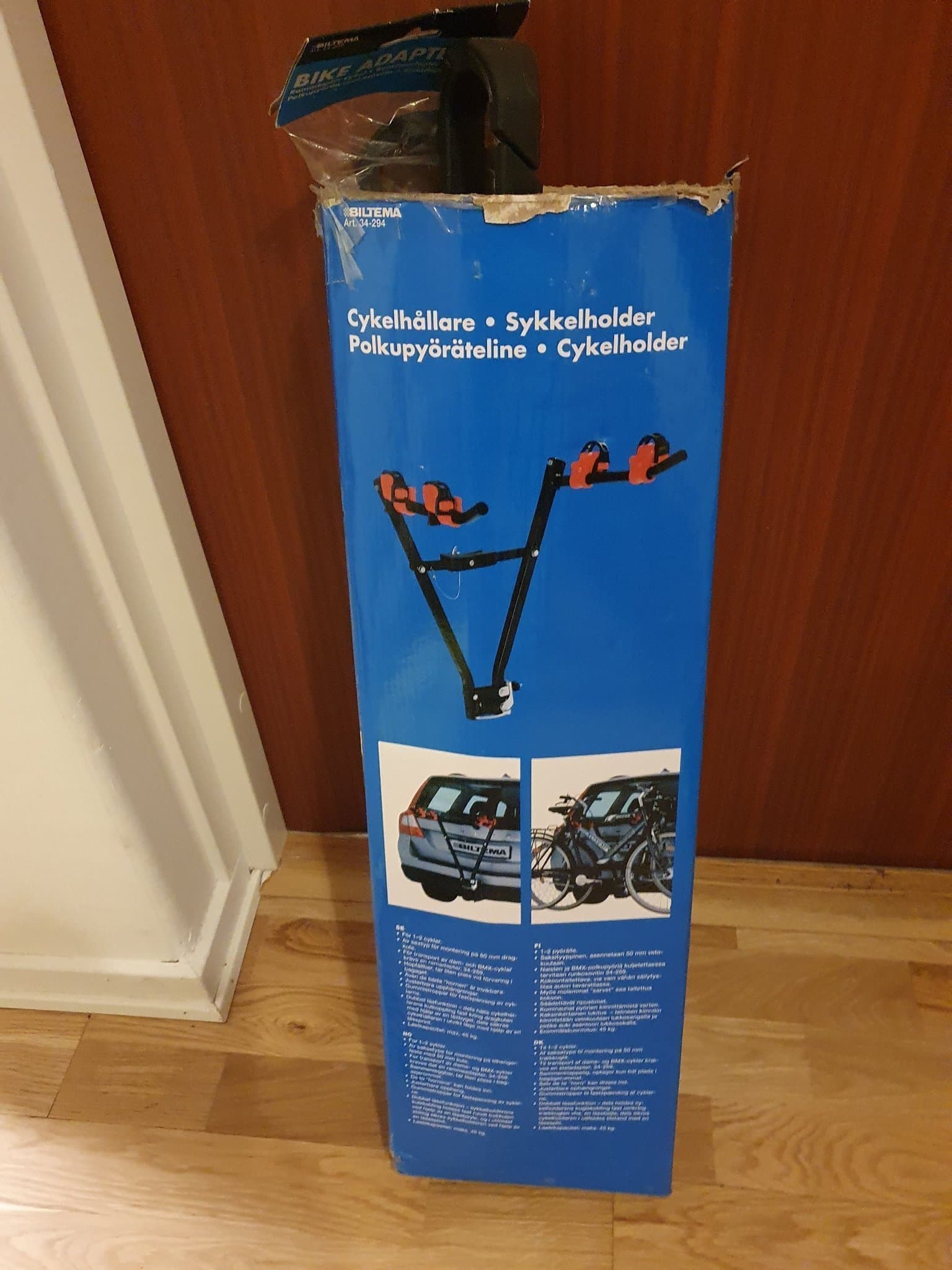 Cykelhållare för bil, dragkrok