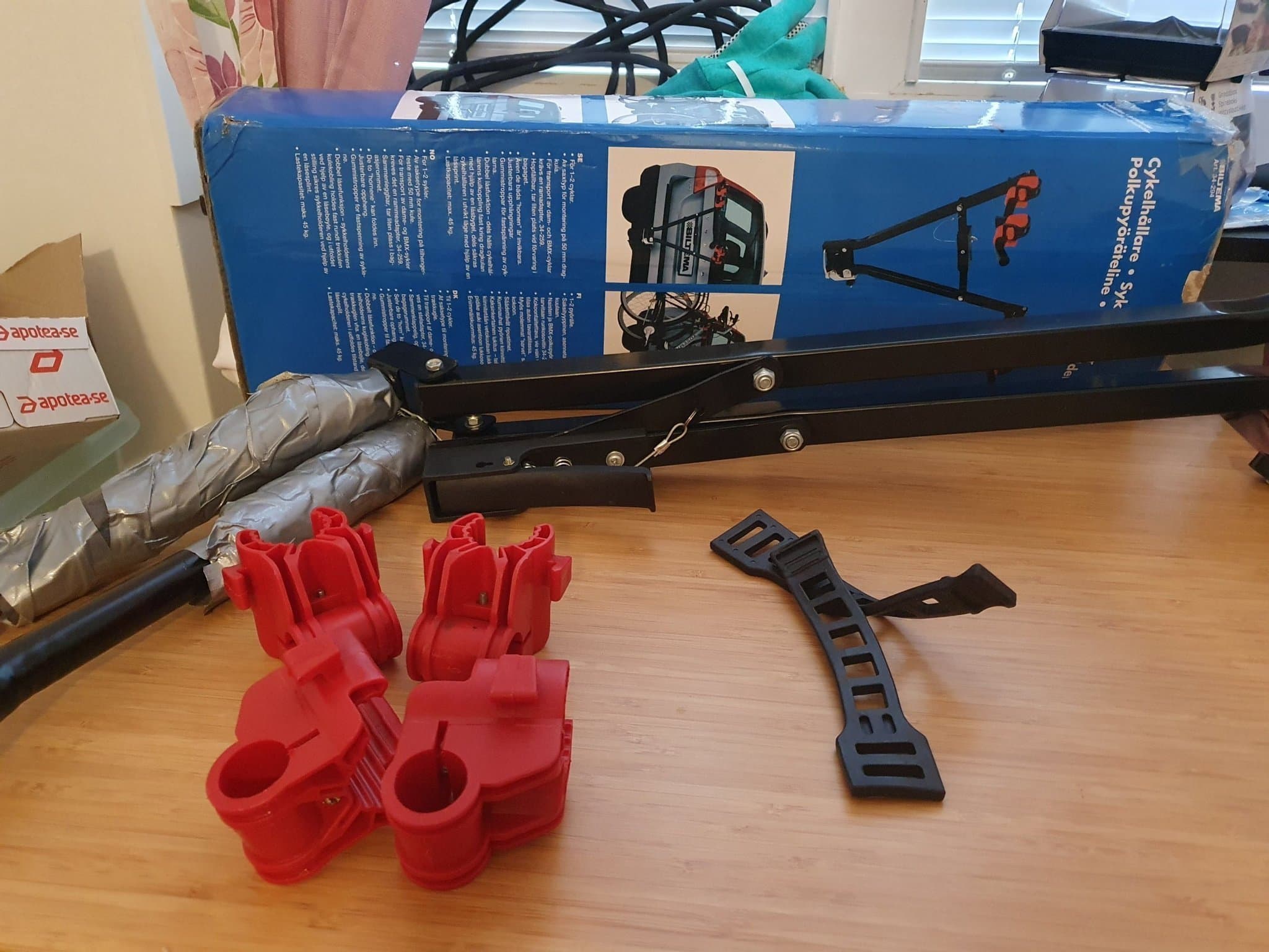 Cykelhållare för bil, dragkrok