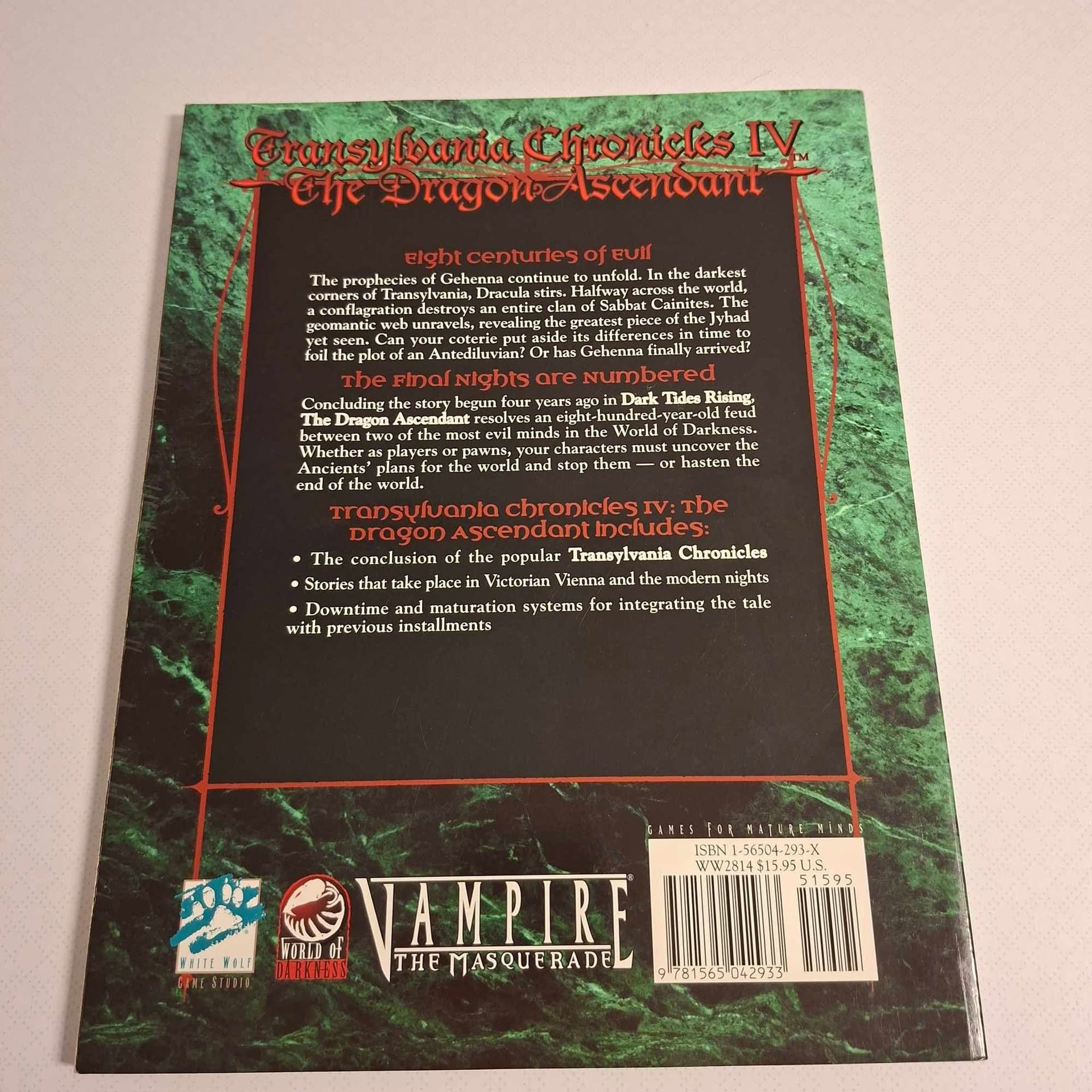 Transylvania Chronicles IV: The Dragon Ascendant (Vampire: The Masquerade)