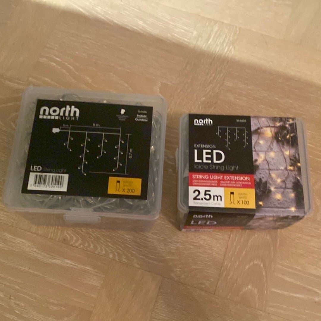 North Light: UTE /INNE 5 m + 2,5 m ljusslinga *Nytt