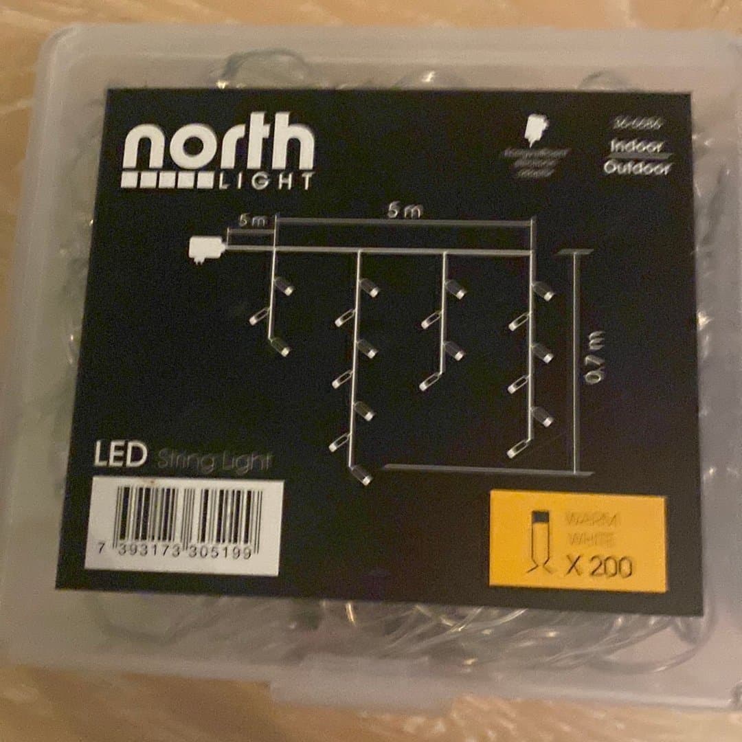 North Light: UTE /INNE 5 m + 2,5 m ljusslinga *Nytt