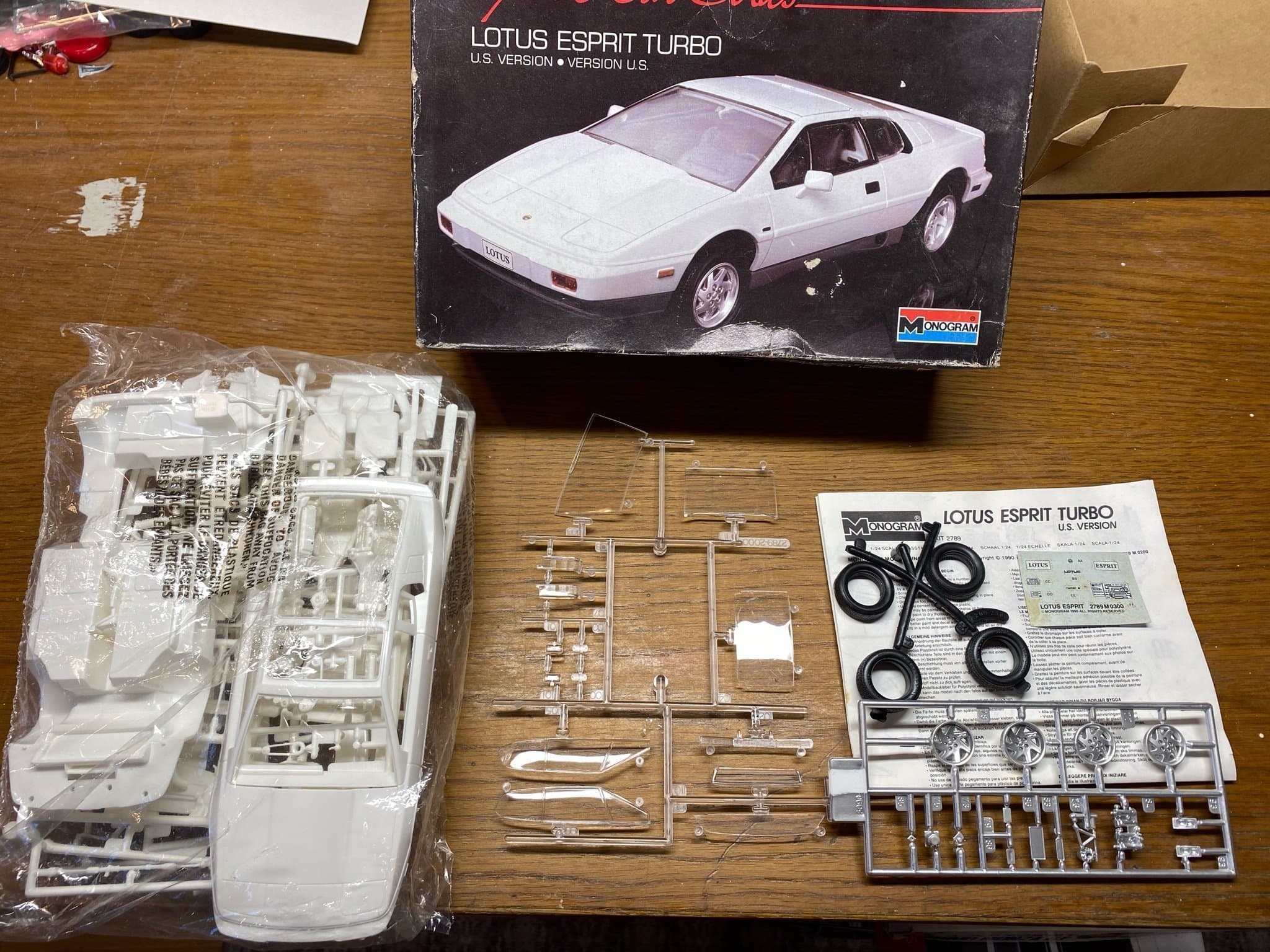 Lotus Esprit Turbo Monogram #2789 1:24 Ny