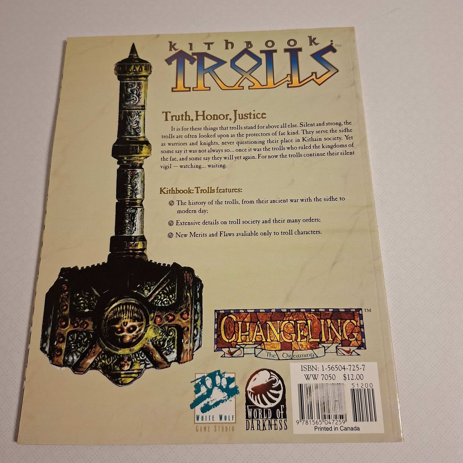 Kithbook: Trolls – Changeling: The Dreaming (White Wolf)