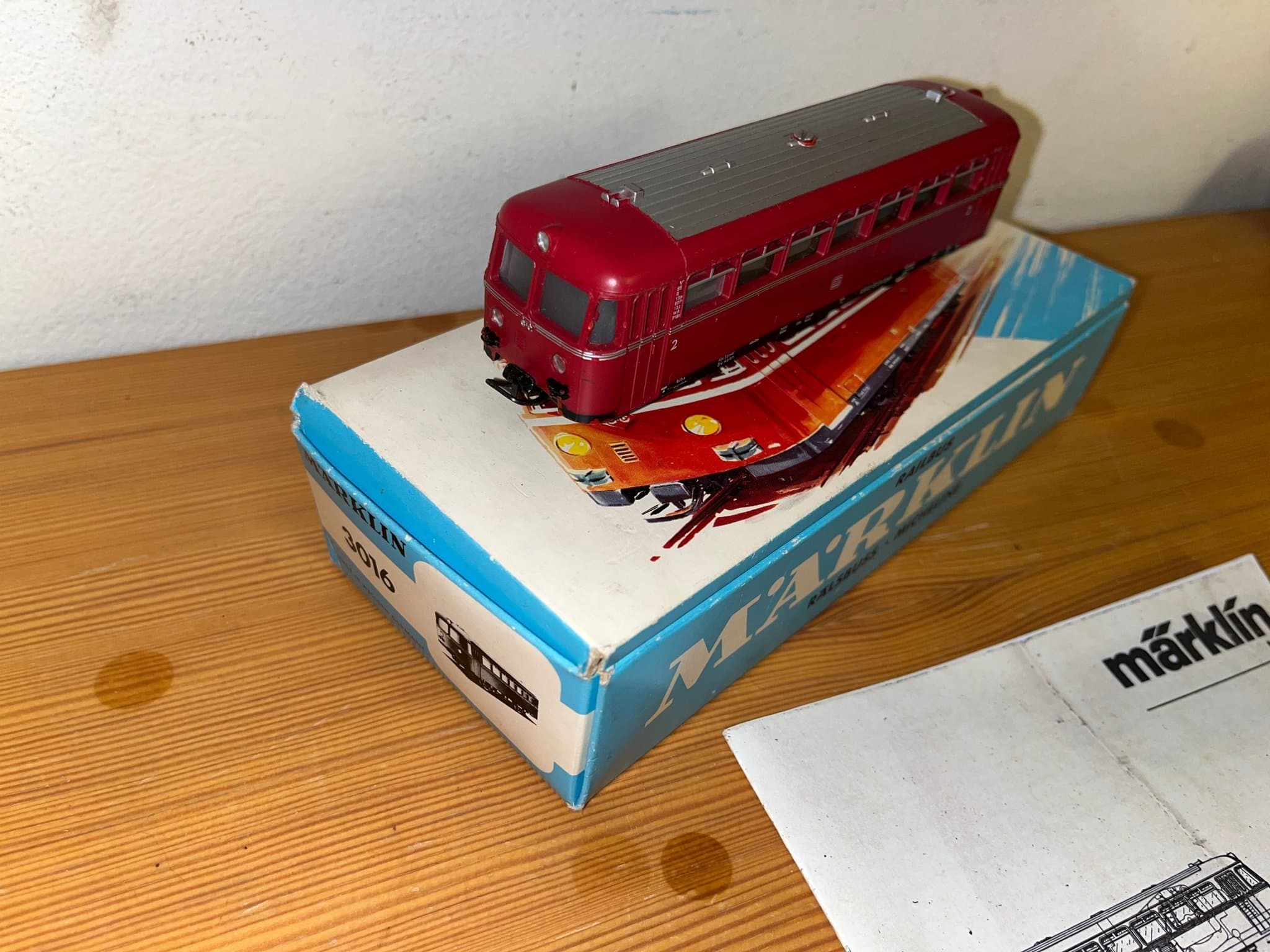Märklin H0 3016 Rälsbuss - Originalförpackning