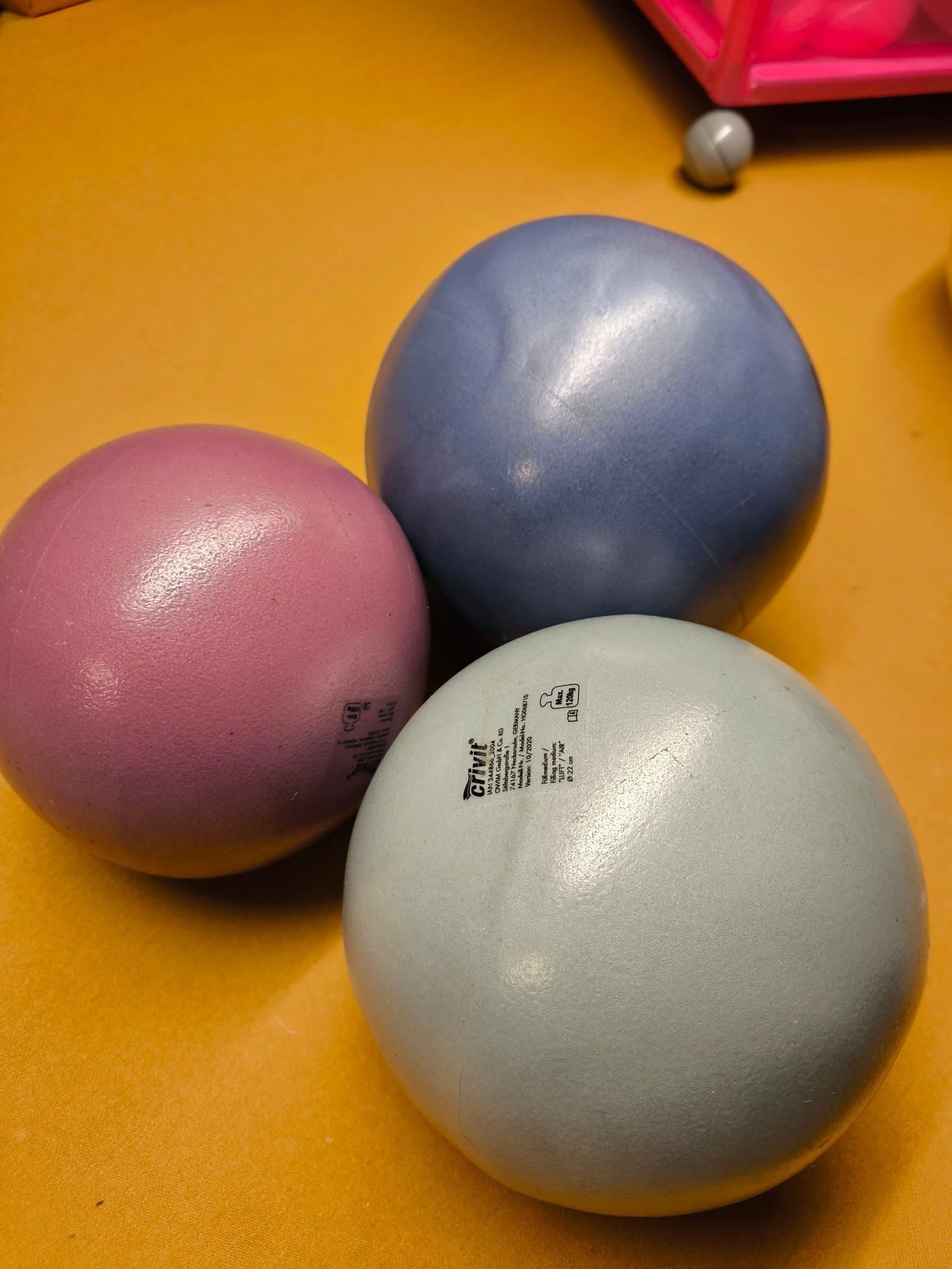 Gymnastikbollar - Set om 3